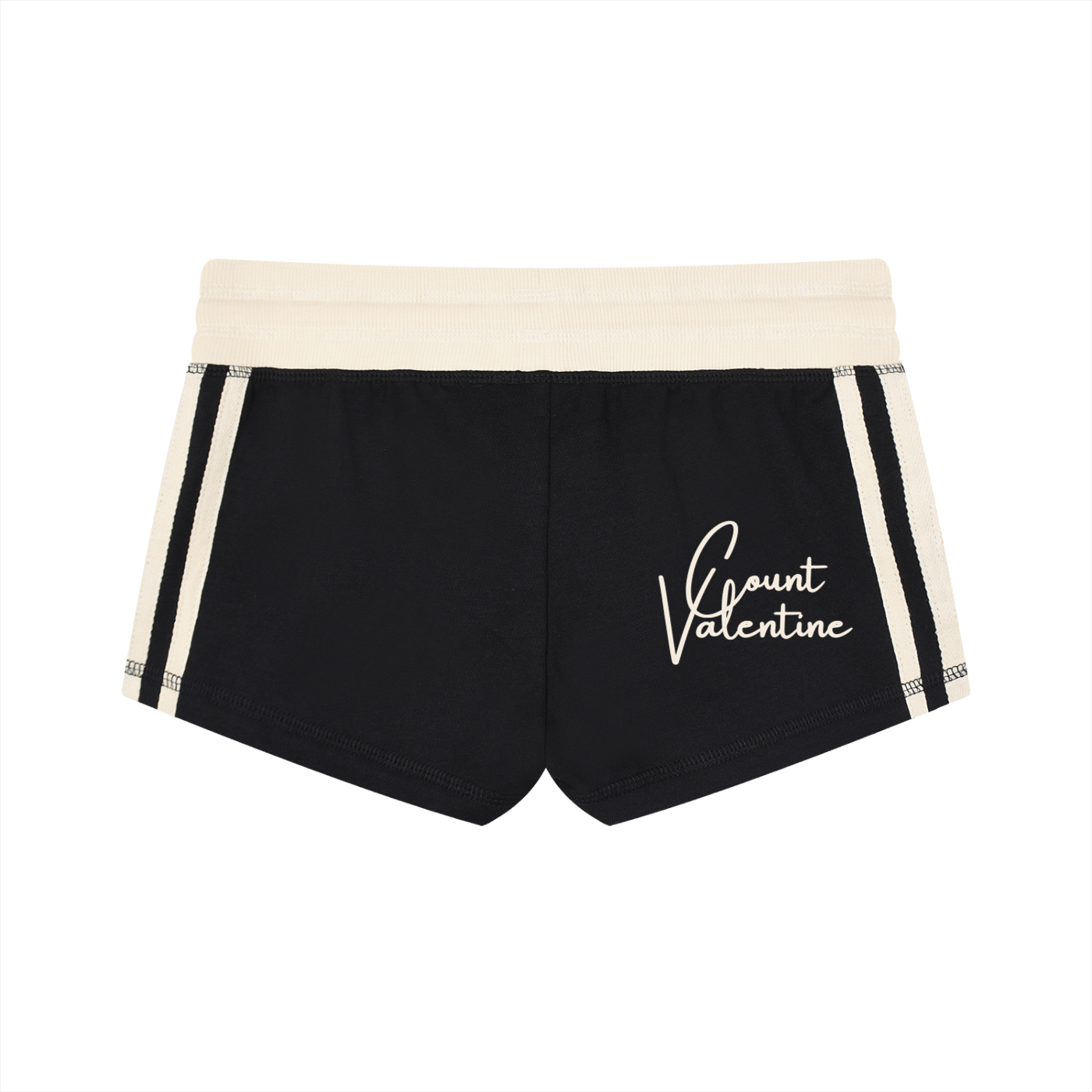 Women's Contrast Stripe Track Shorts