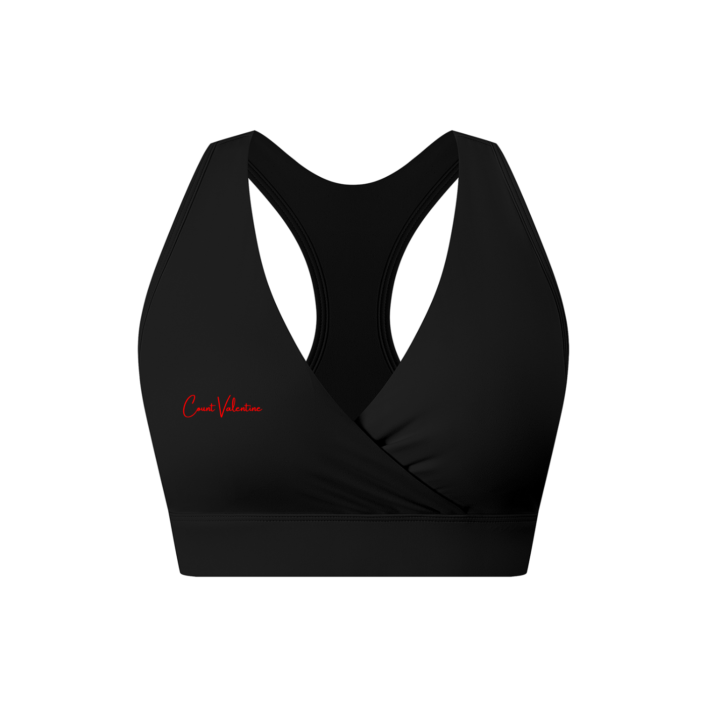 Women's Crossover V-Neck Sports Bra