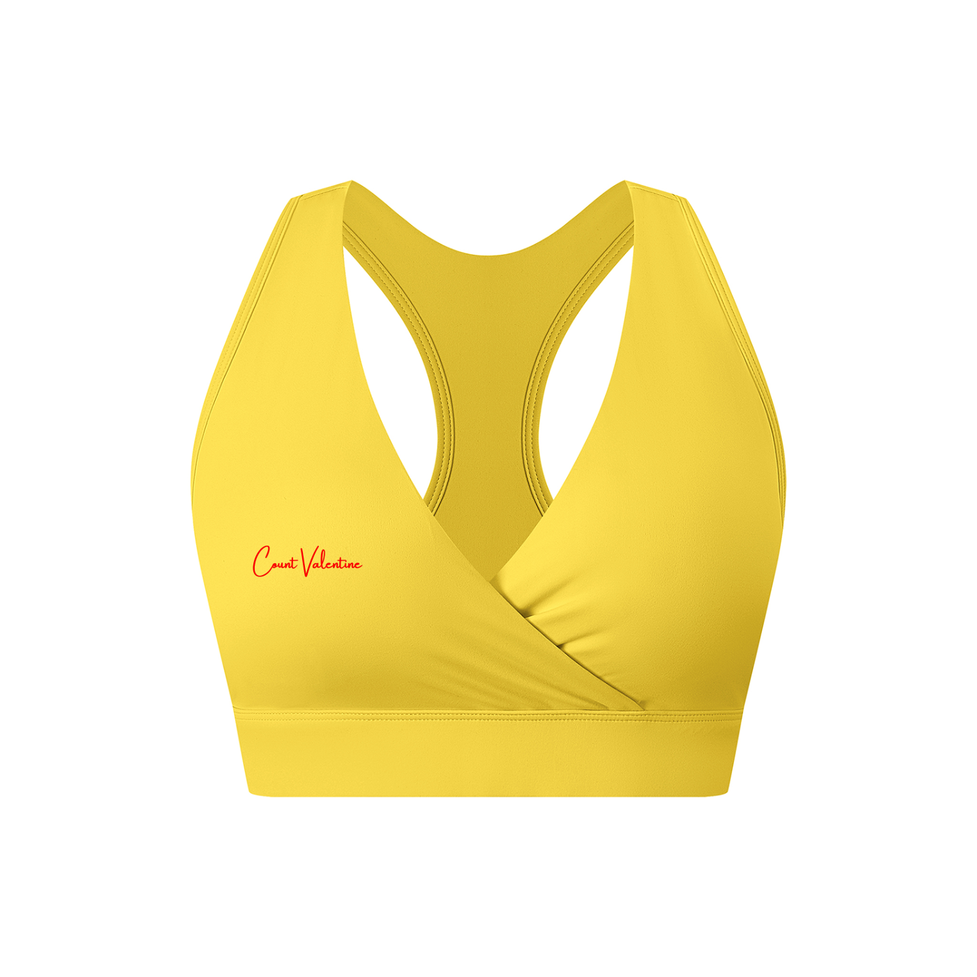 Women's Crossover V-Neck Sports Bra