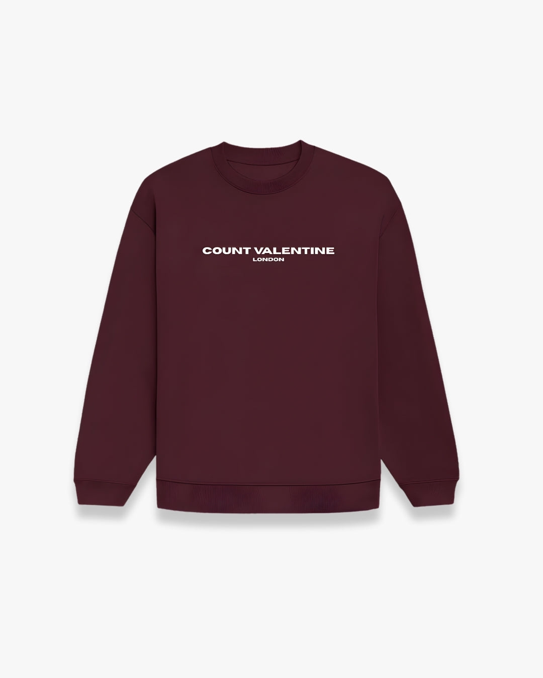 MAROON OVERSIZED SWEATSHIRT