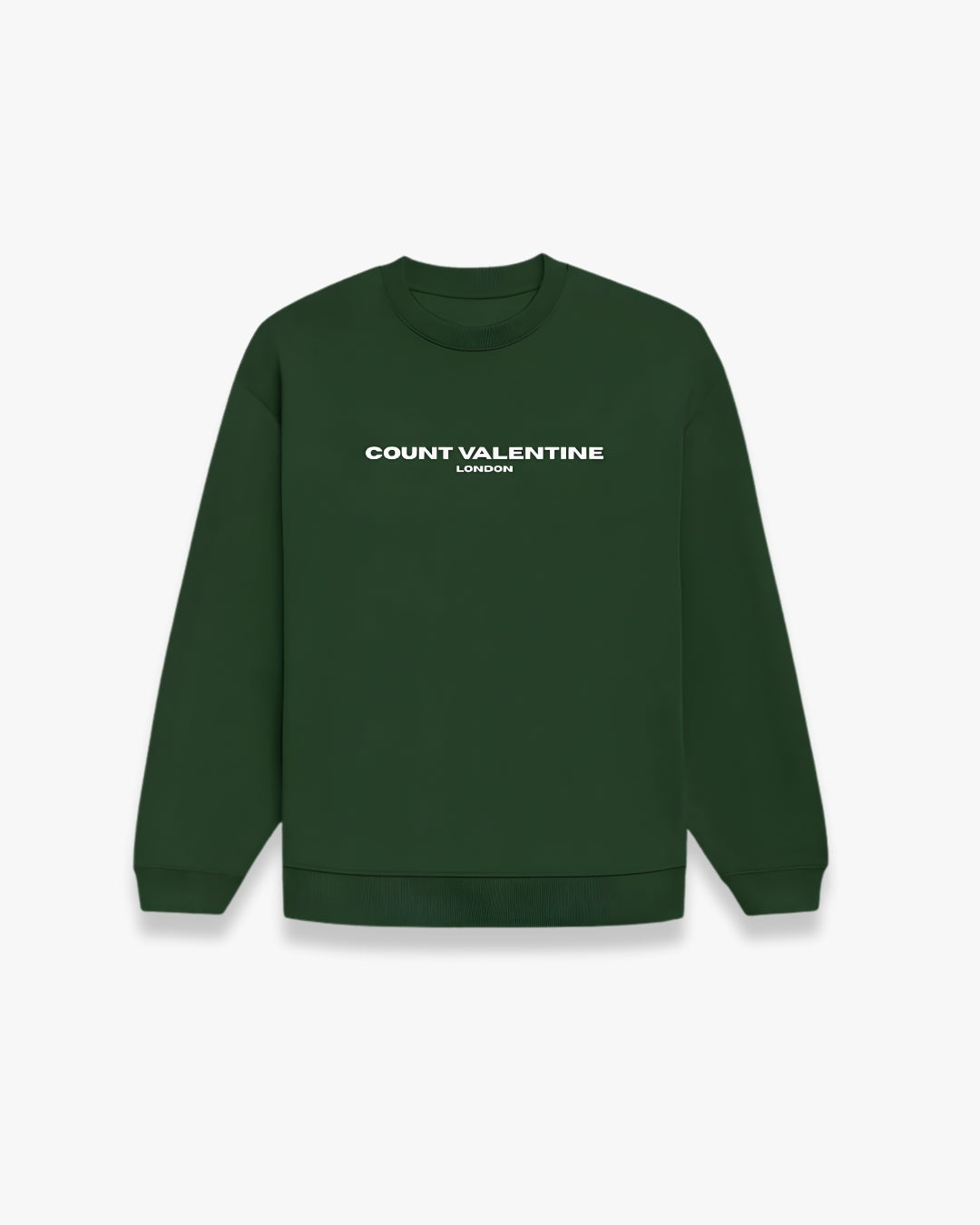 BOTTLE GREEN OVERSIZED SWEATSHIRT