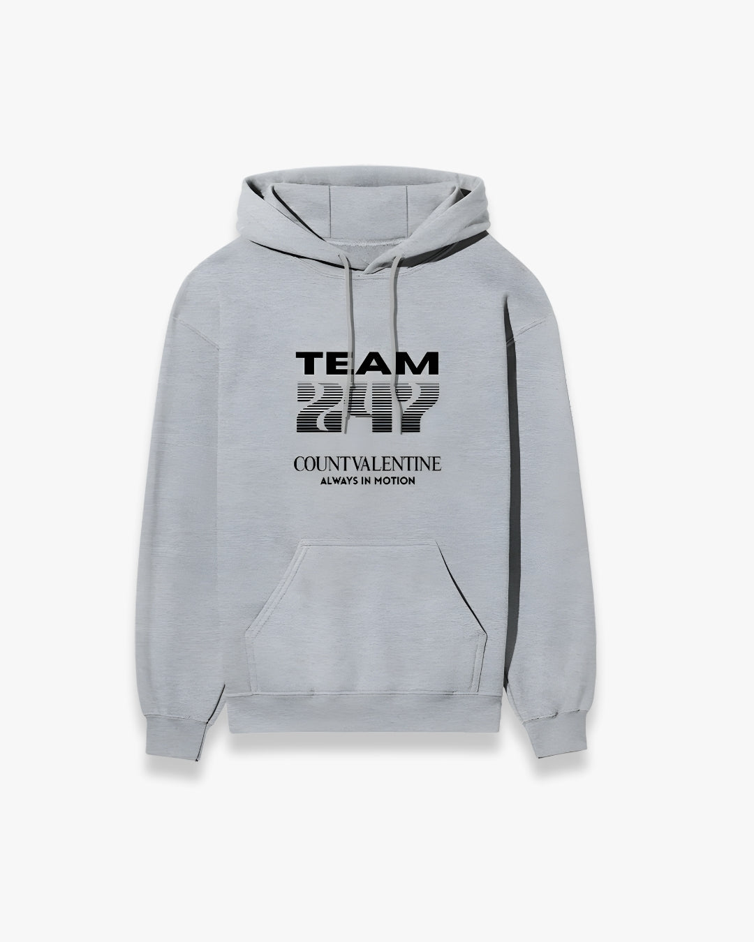 TEAM 247 GREY PERFORMANCE HOODIE