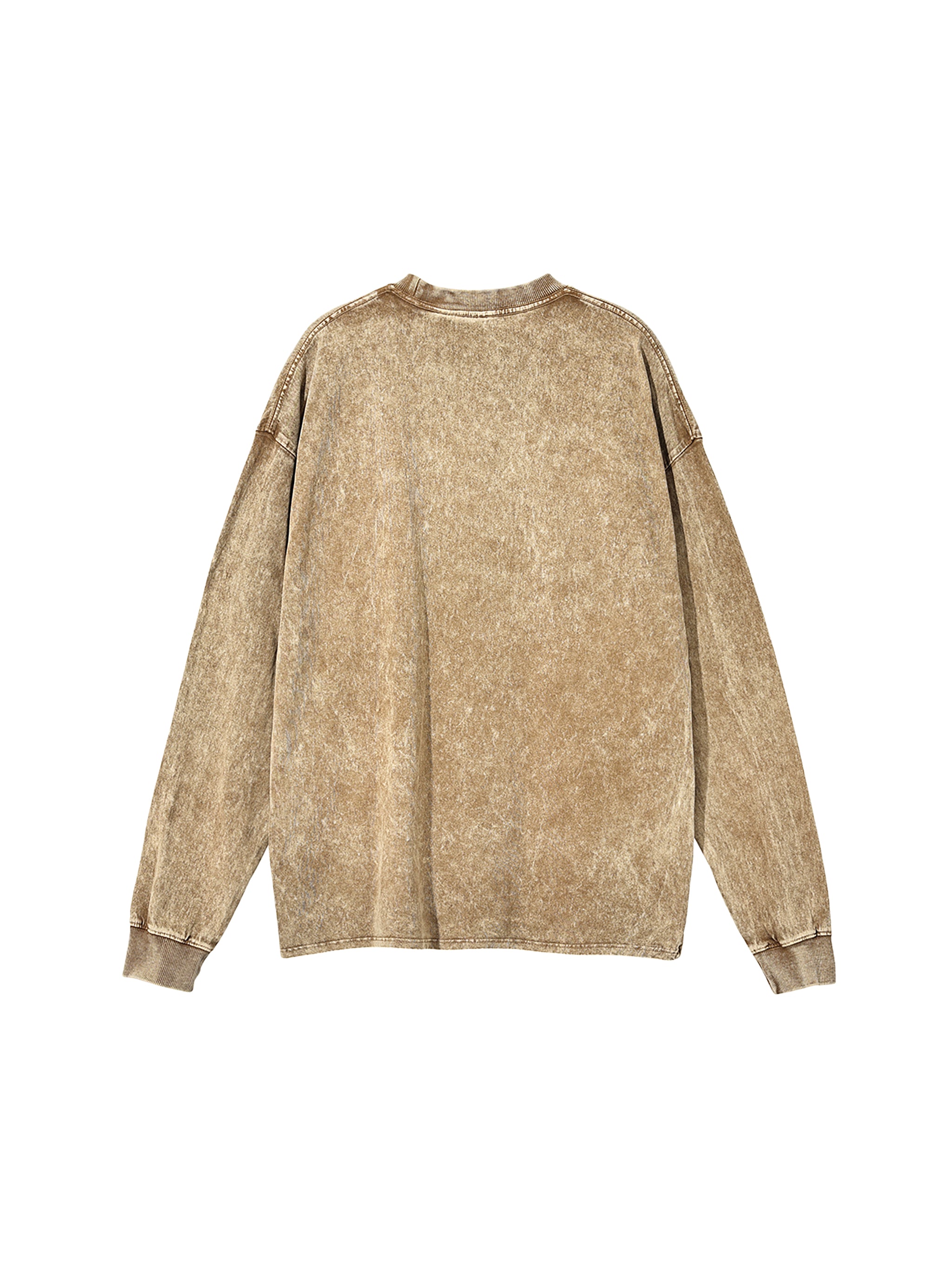 Acid Wash Oversize Long Sleeve T-Shirt
