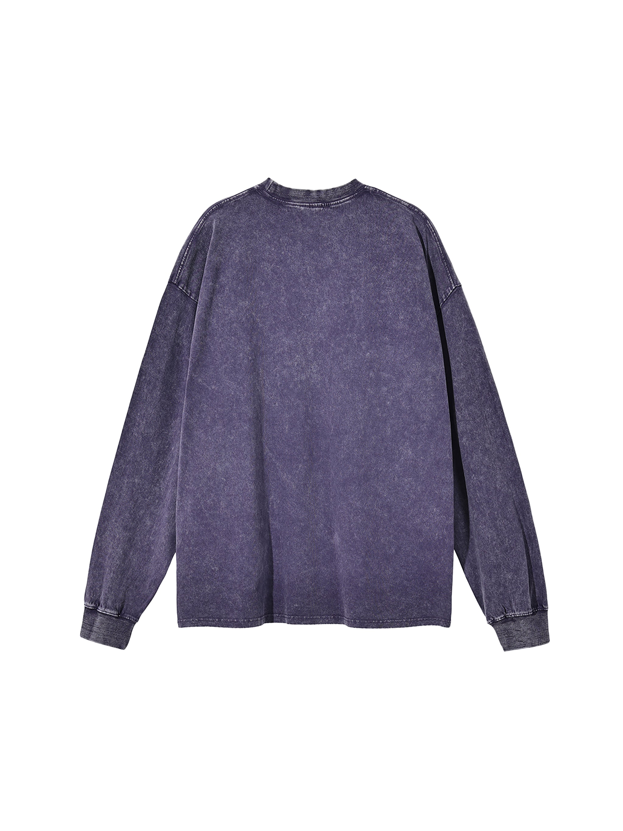 Acid Wash Oversize Long Sleeve T-Shirt