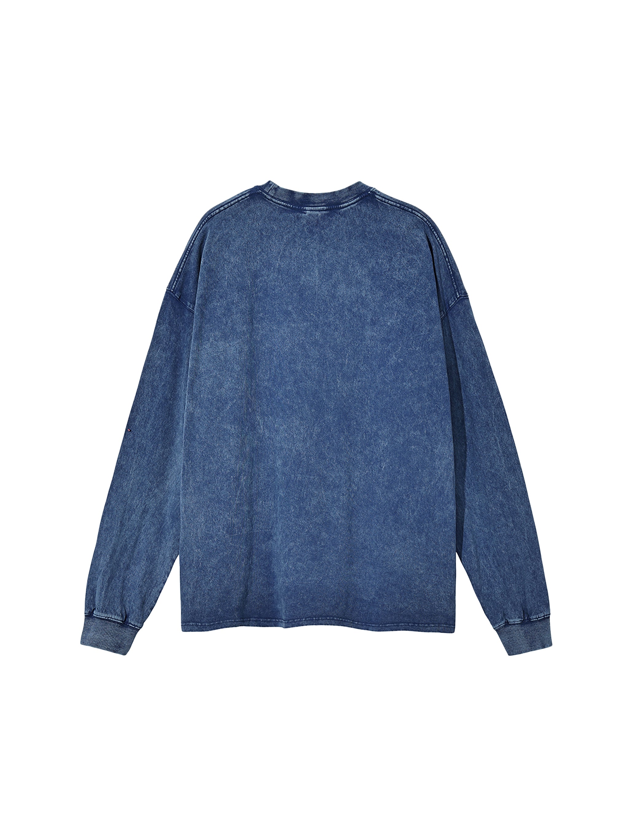 Acid Wash Oversize Long Sleeve T-Shirt