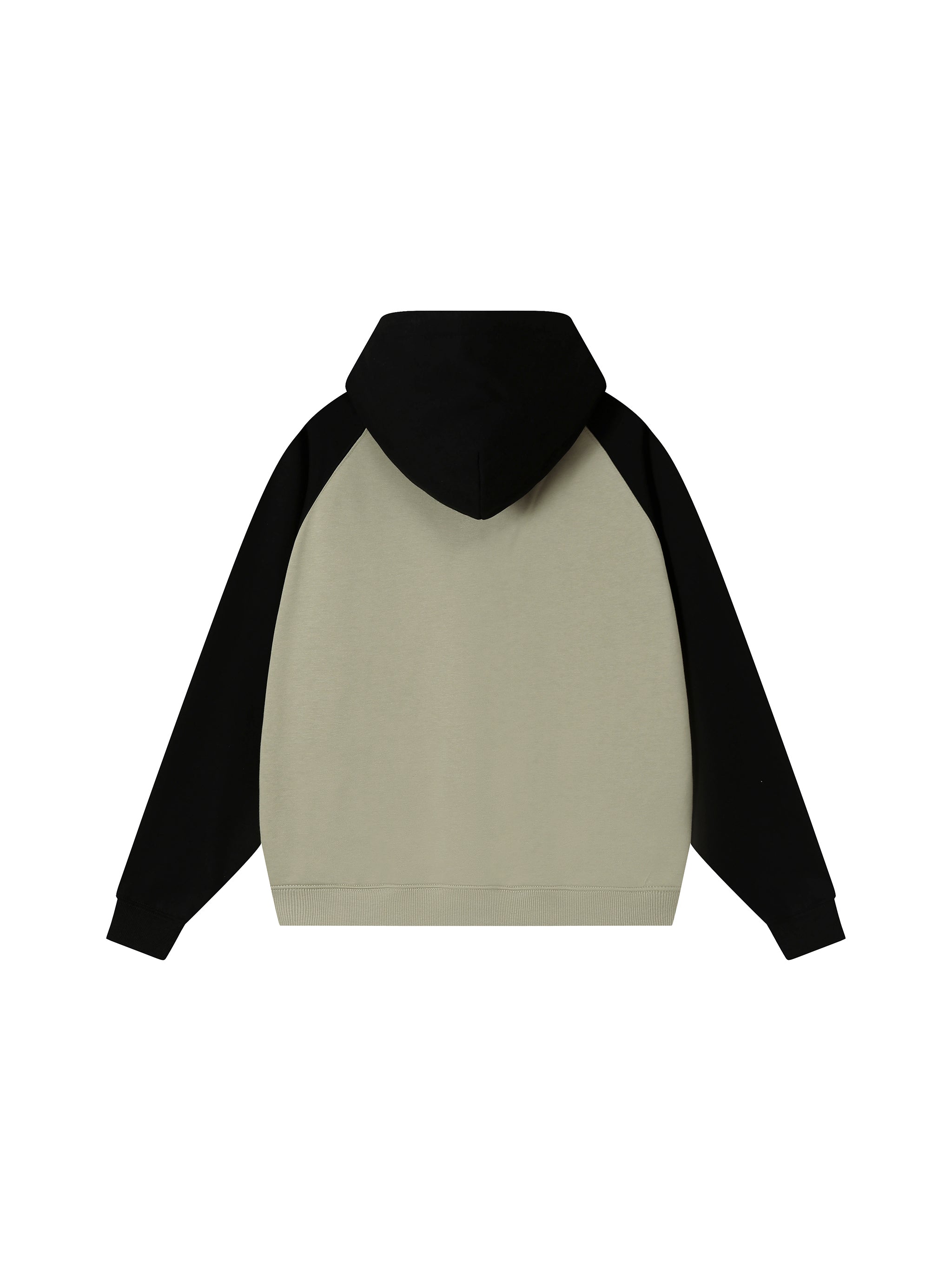 Color-Block Raglan Sleeve Hoodie