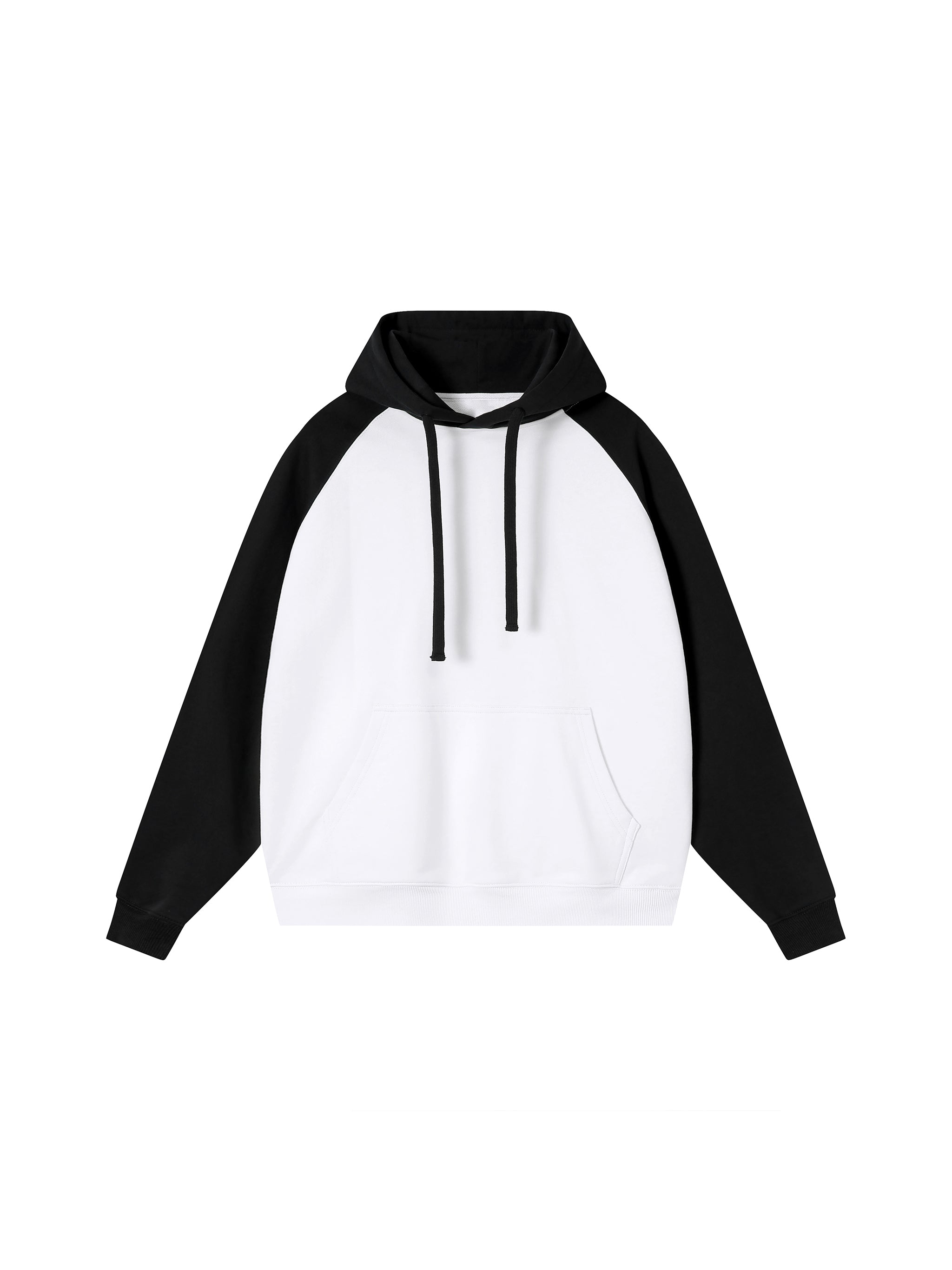Color-Block Raglan Sleeve Hoodie