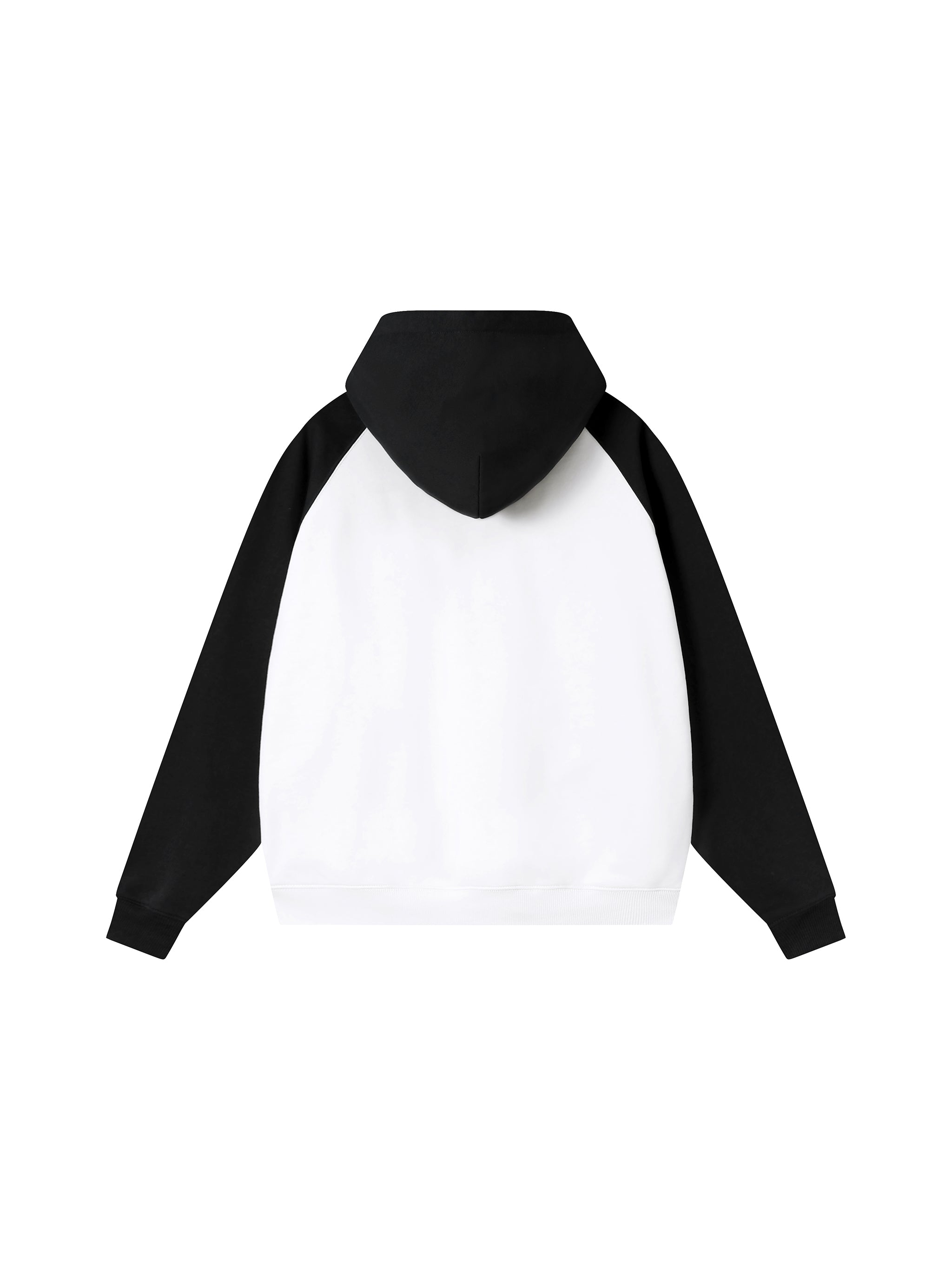 Color-Block Raglan Sleeve Hoodie