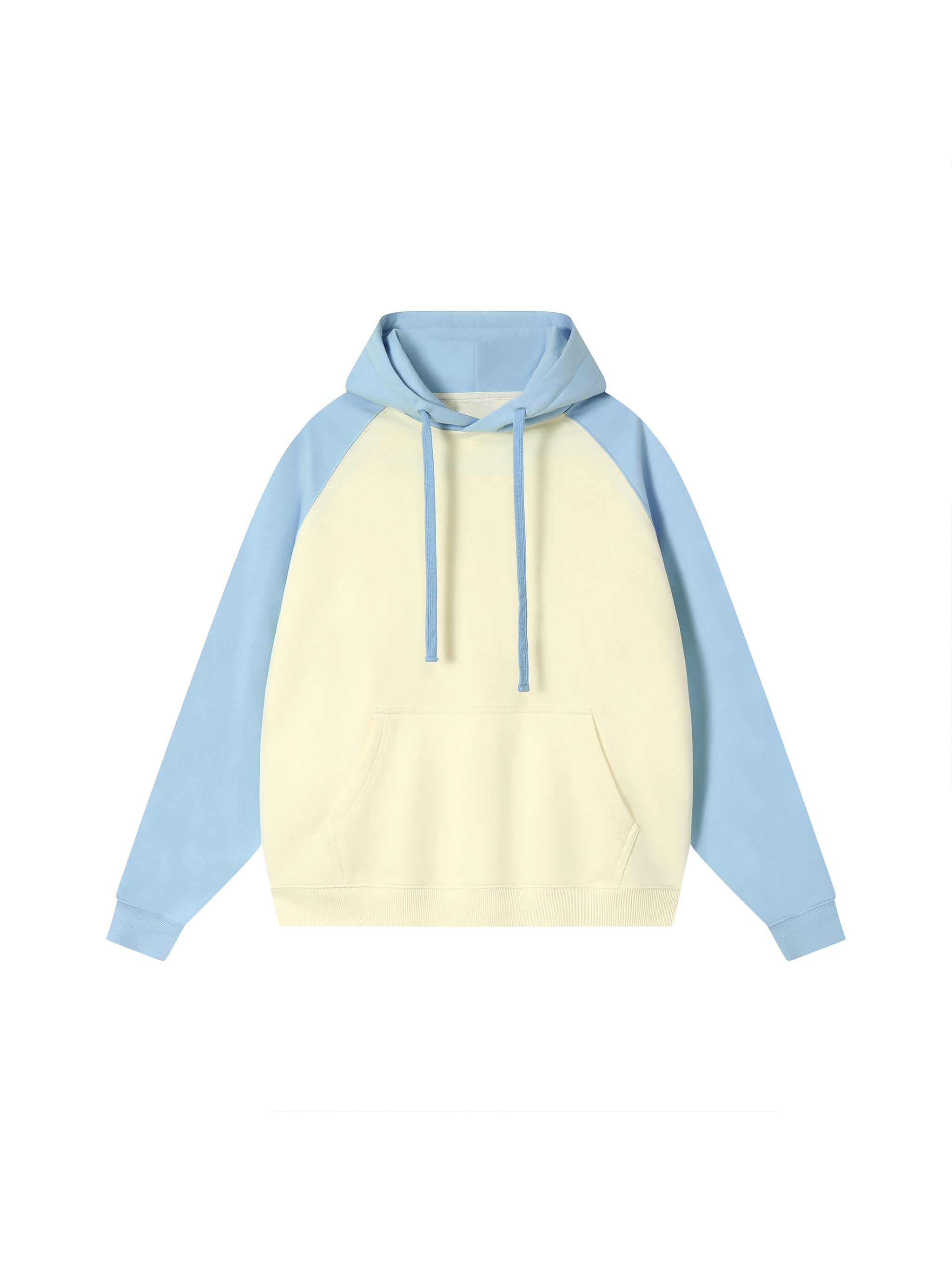 Color-Block Raglan Sleeve Hoodie