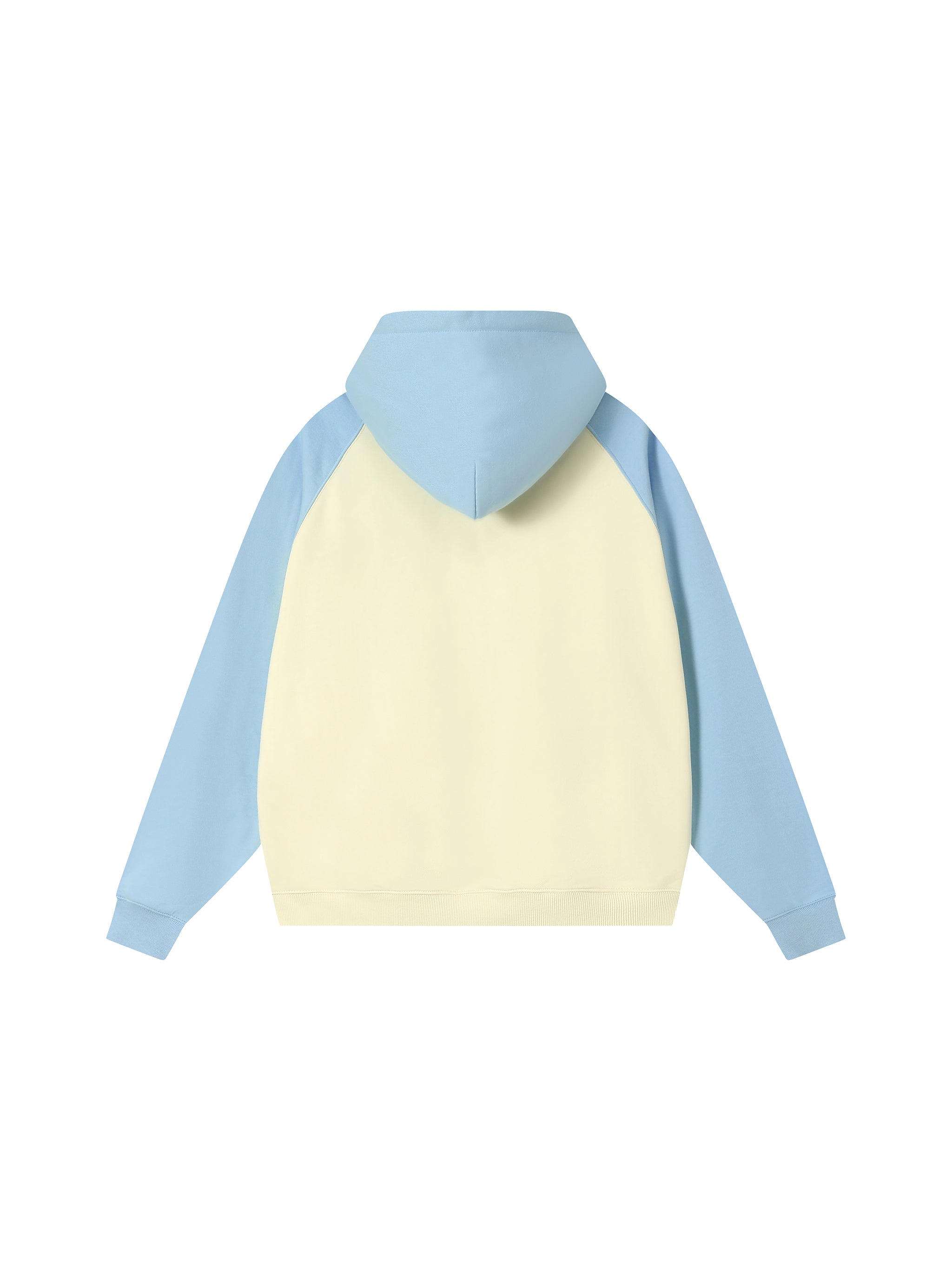 Color-Block Raglan Sleeve Hoodie