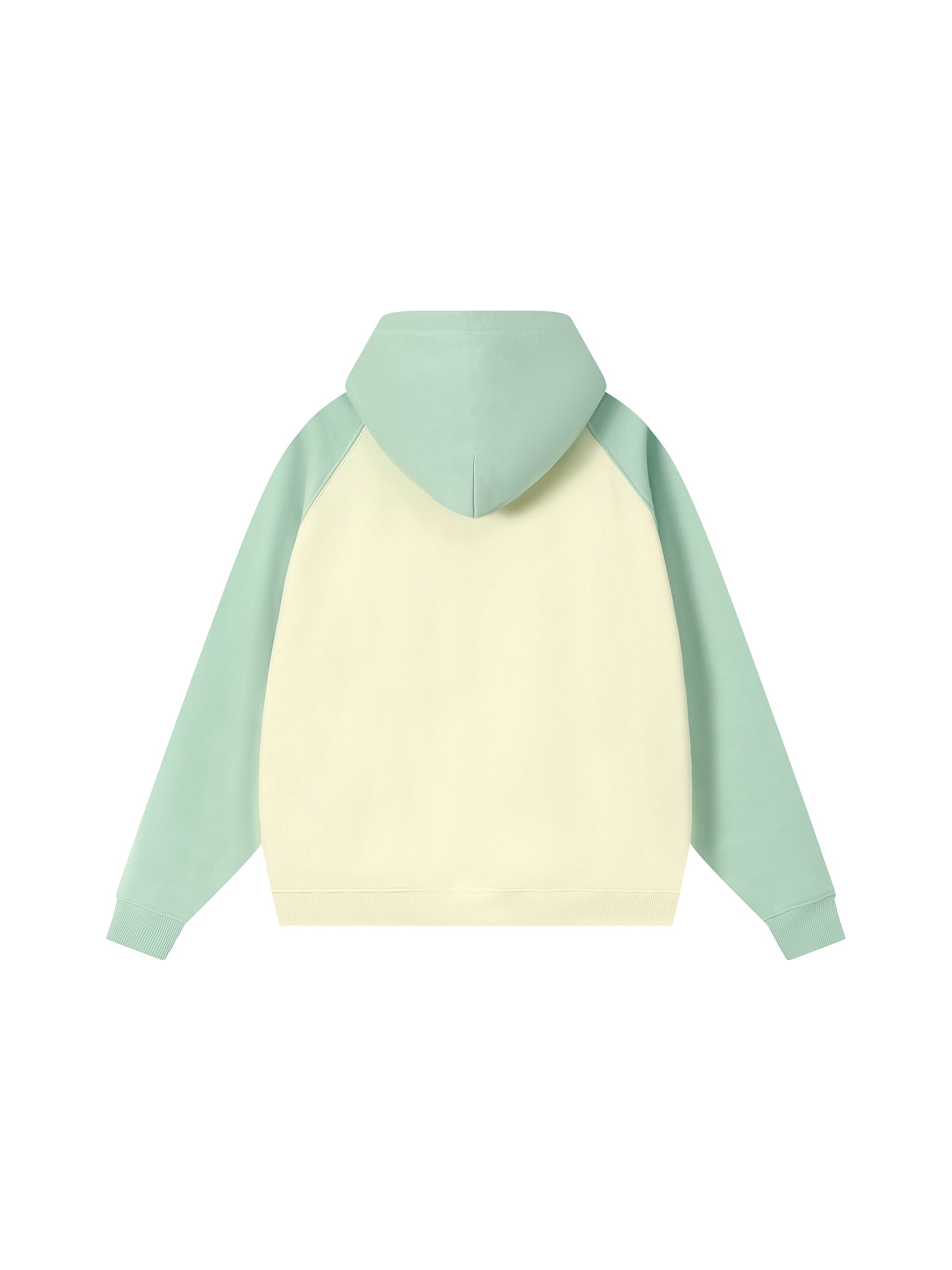 Color-Block Raglan Sleeve Hoodie