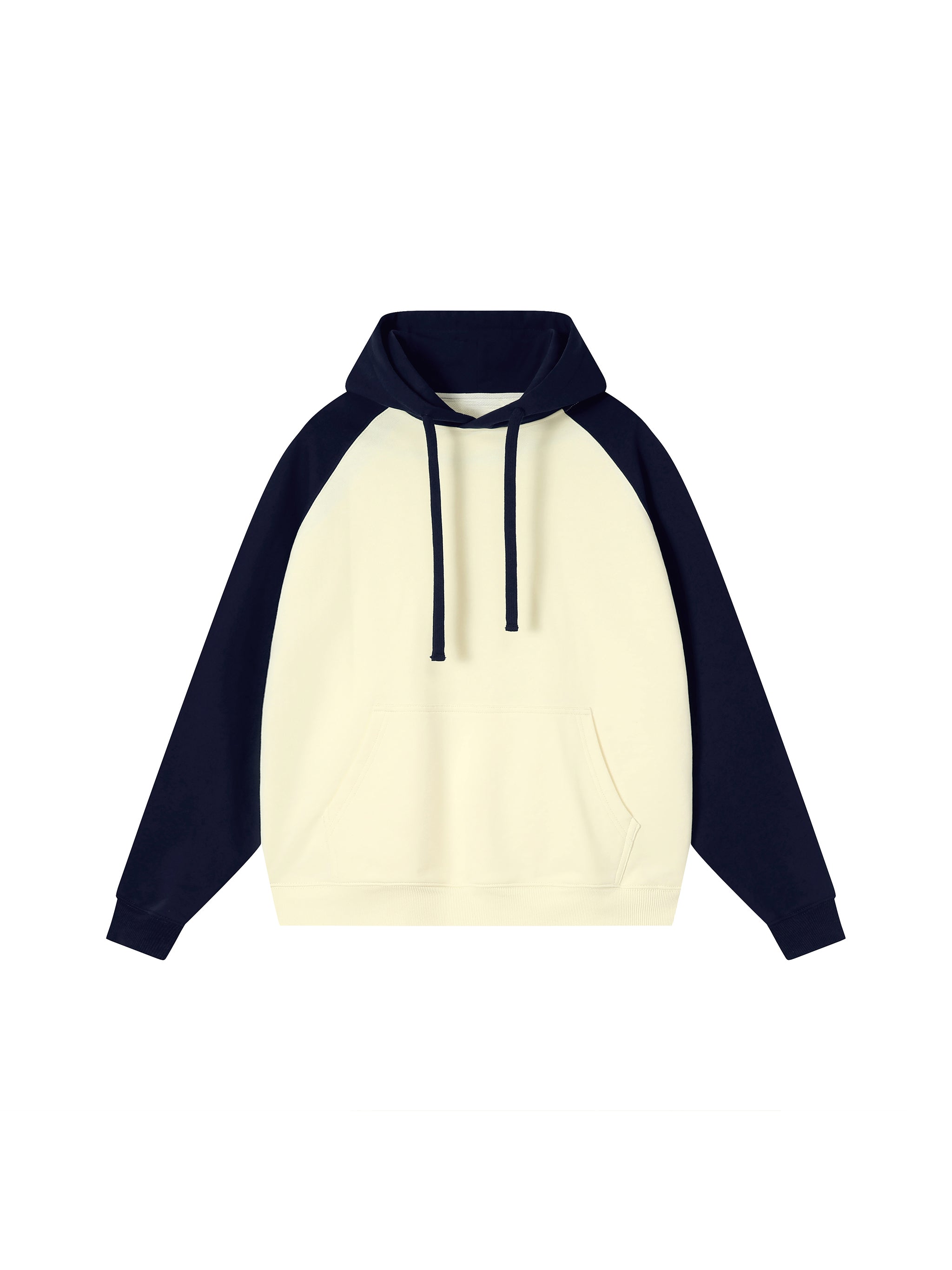 Color-Block Raglan Sleeve Hoodie