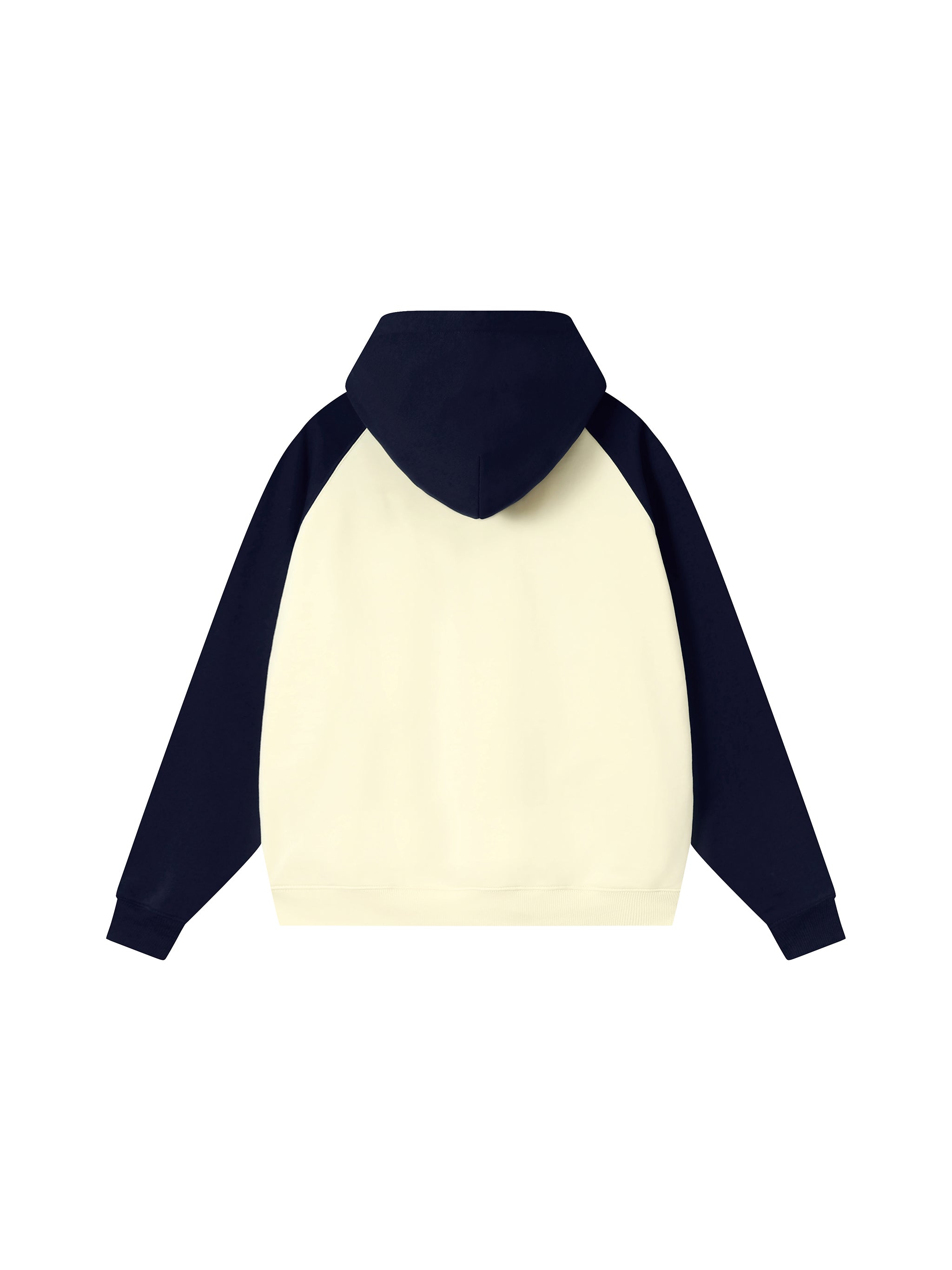Color-Block Raglan Sleeve Hoodie