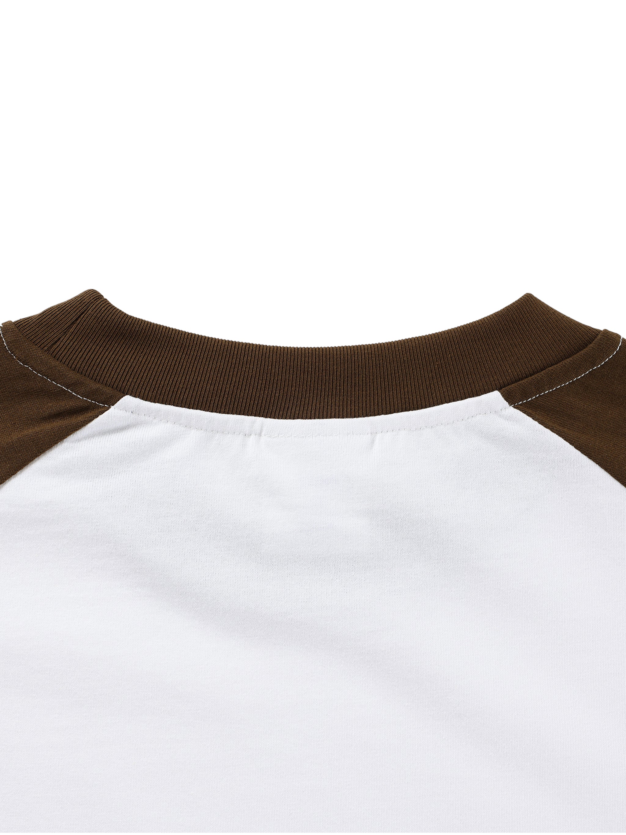 Color-Blocked Raglan Long-Sleeve T-Shirt