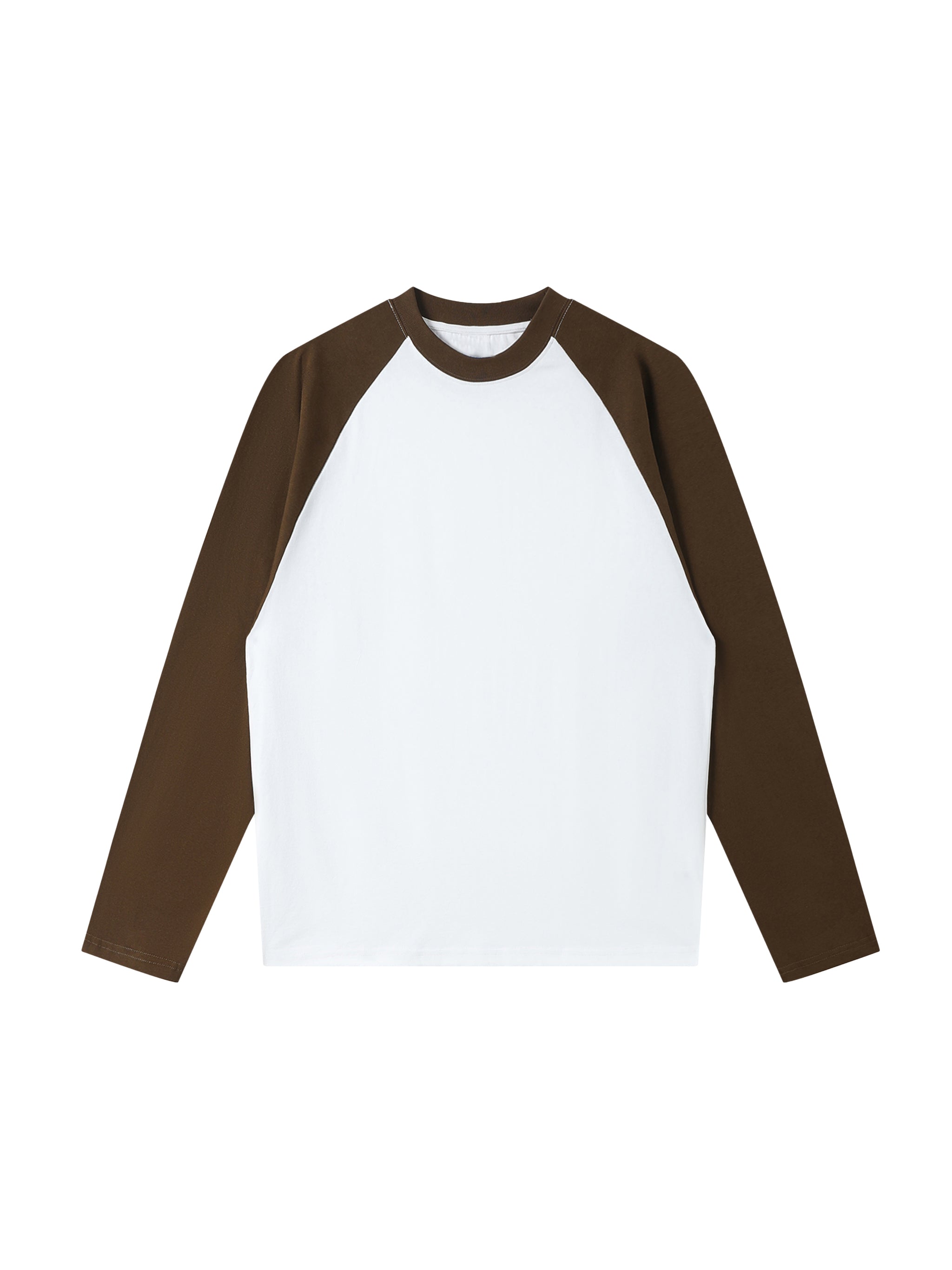 Color-Blocked Raglan Long-Sleeve T-Shirt