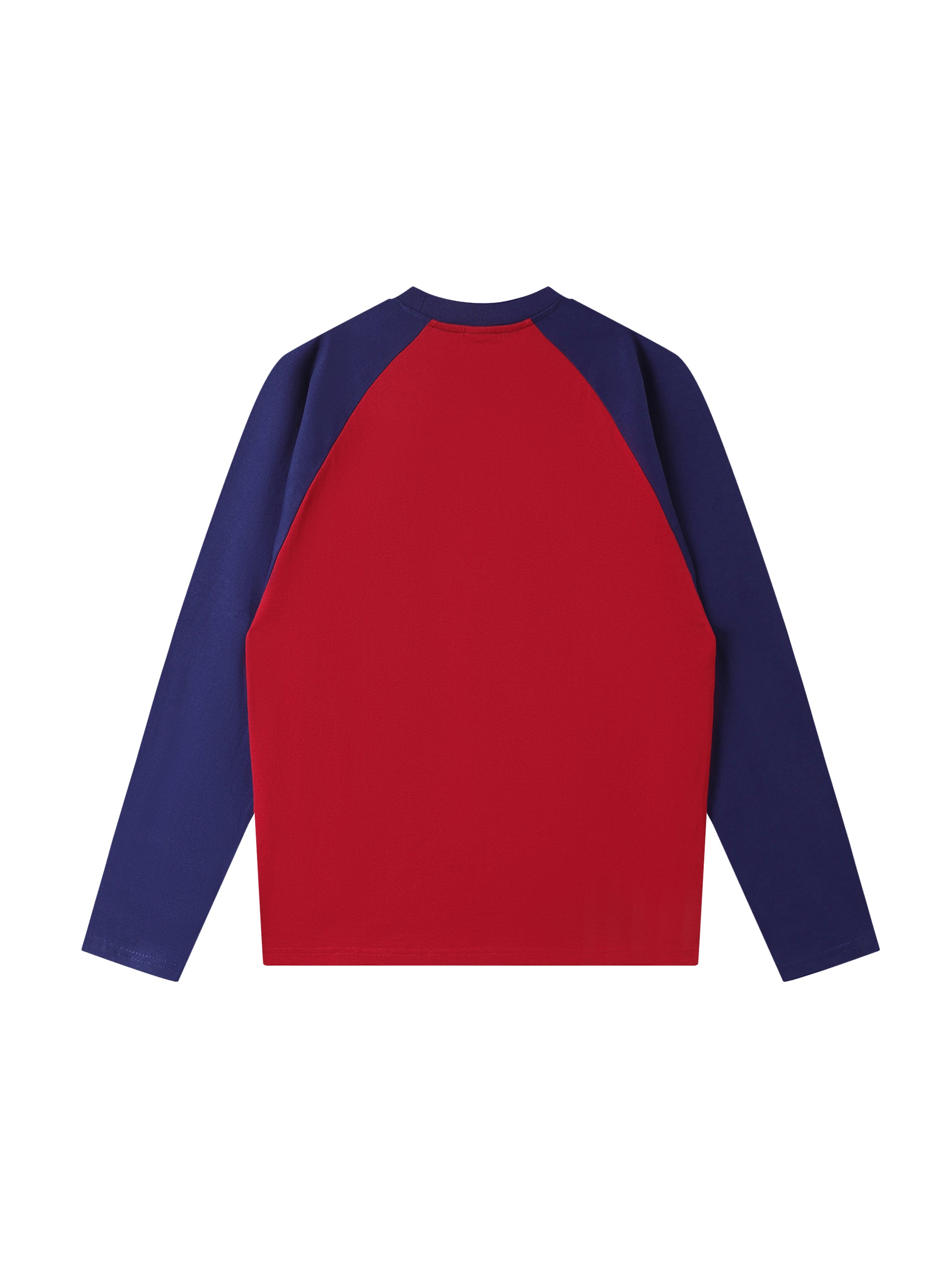 Color-Blocked Raglan Long-Sleeve T-Shirt