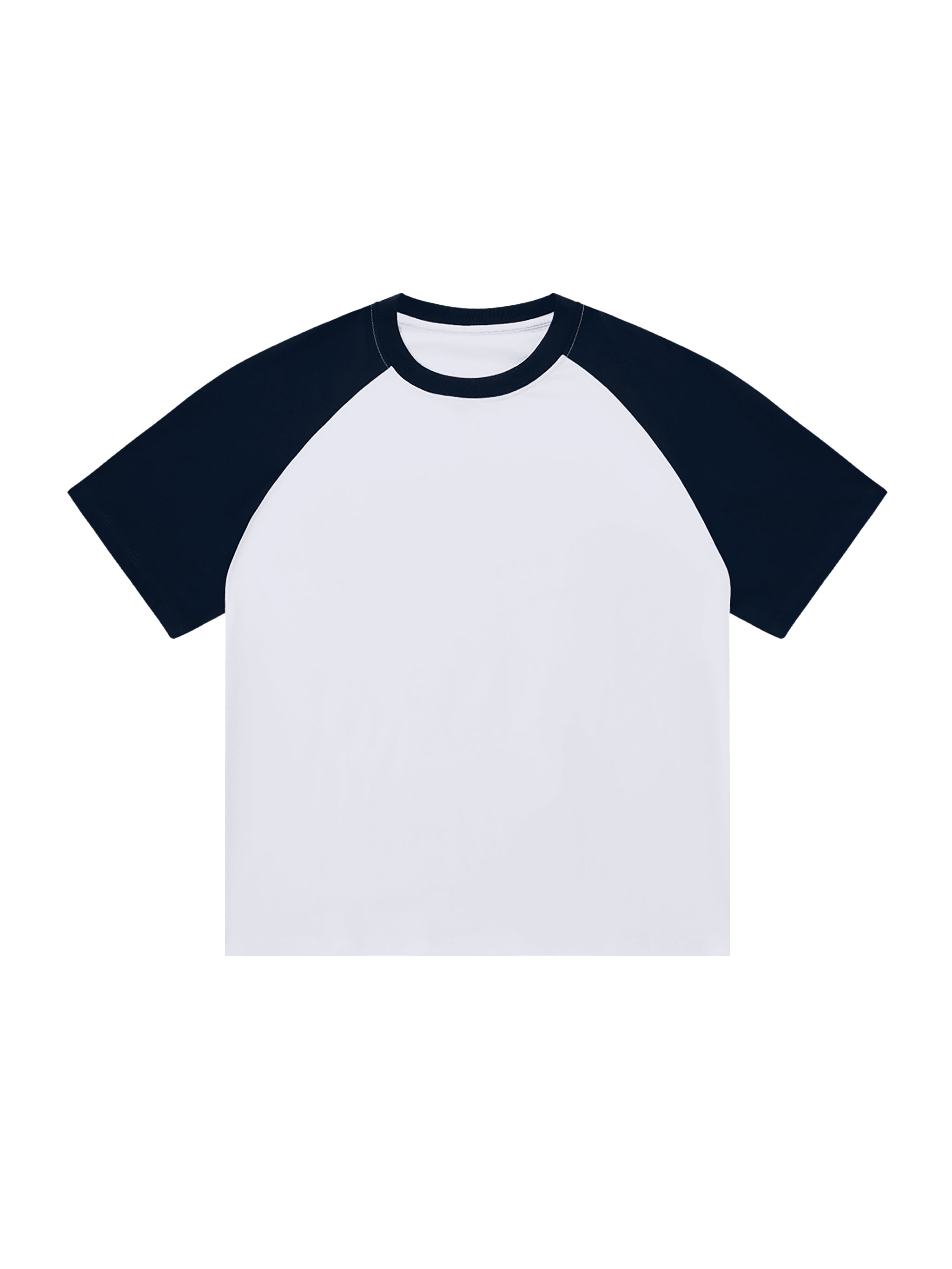 Color-Blocked Raglan Sleeve T-Shirt