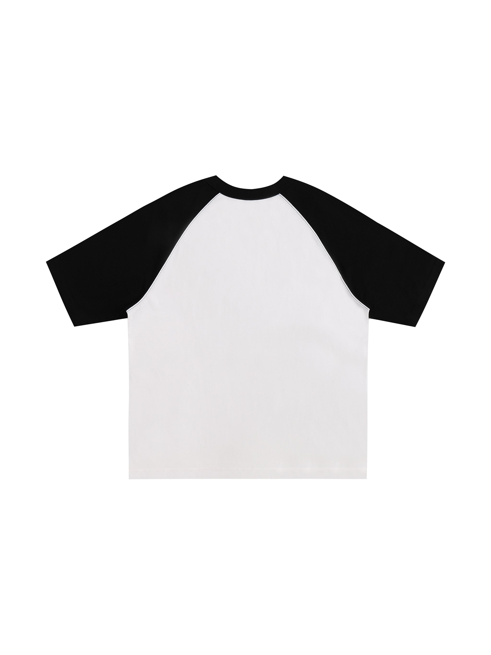 Color-Blocked Raglan Sleeve T-Shirt