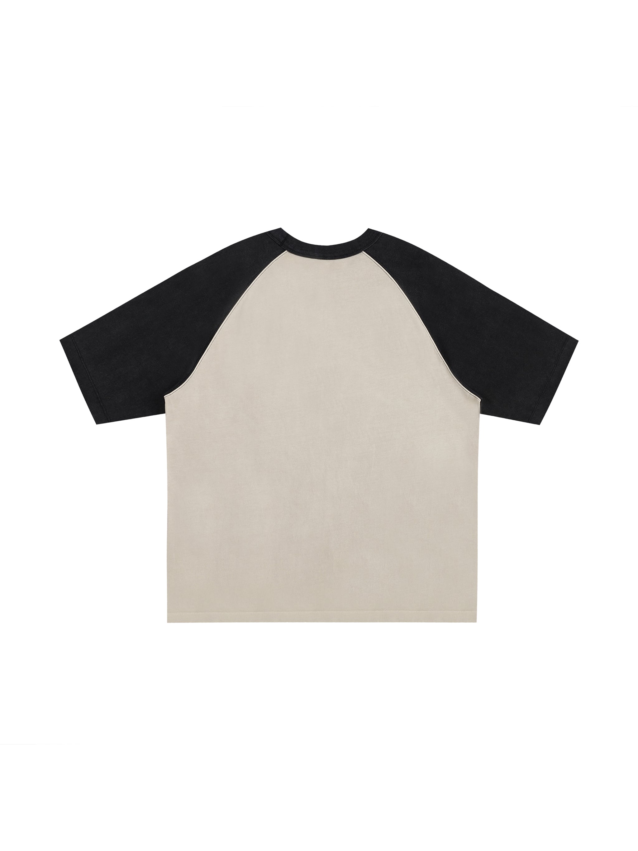 Color-Blocked Raglan Sleeve T-Shirt