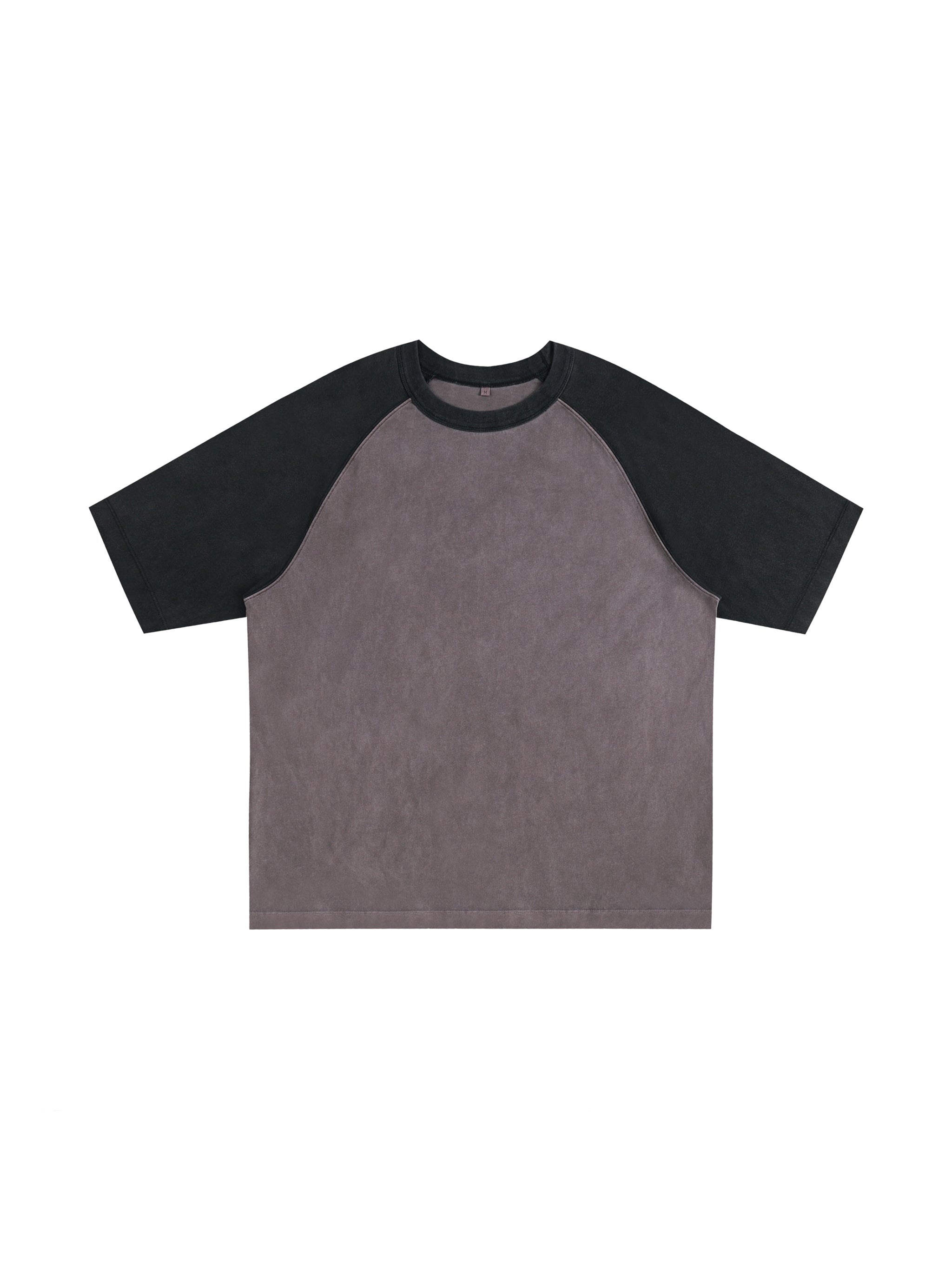 Color-Blocked Raglan Sleeve T-Shirt