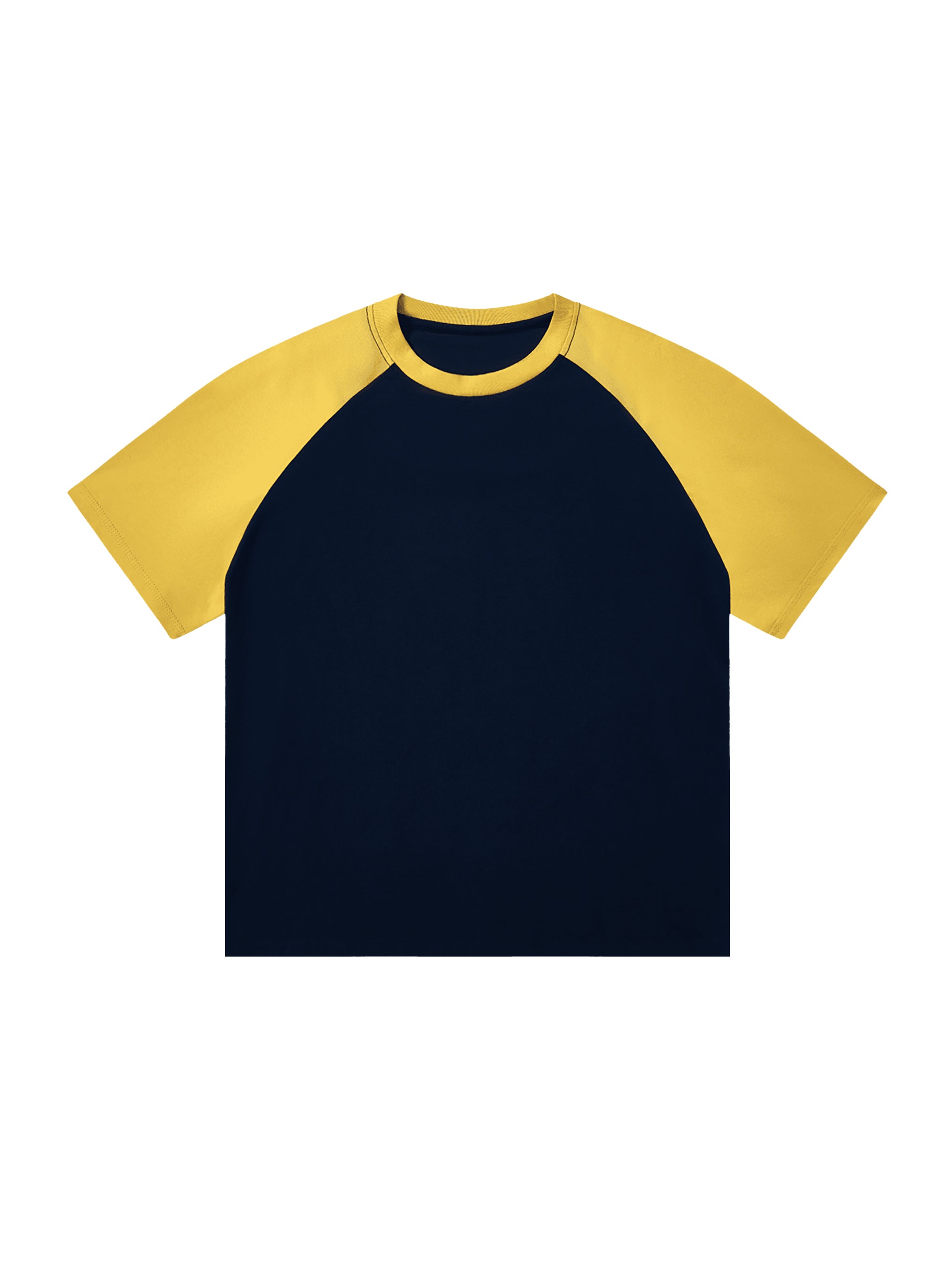 Color-Blocked Raglan Sleeve T-Shirt