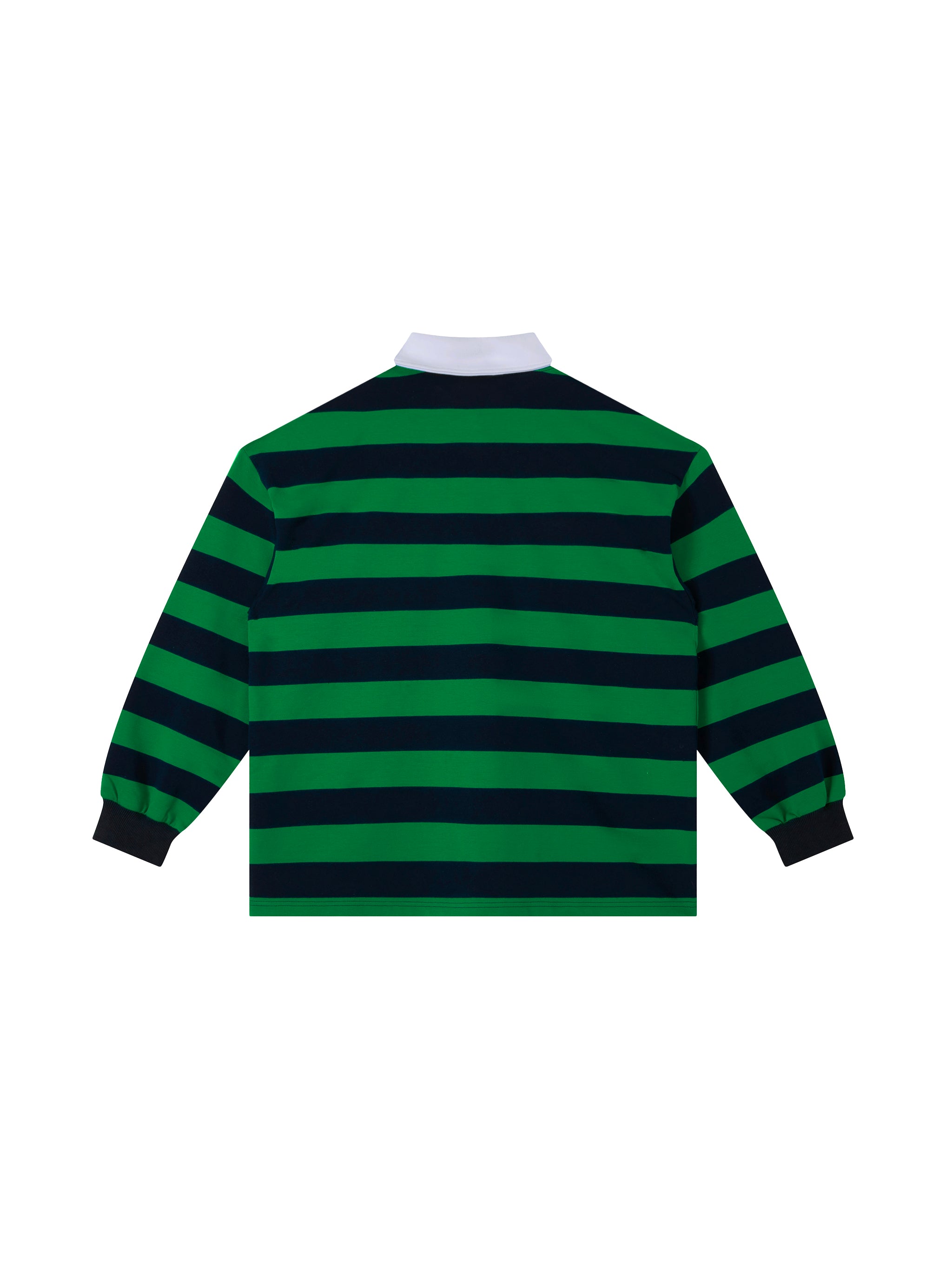 Color Block Stripe Polo Shirt