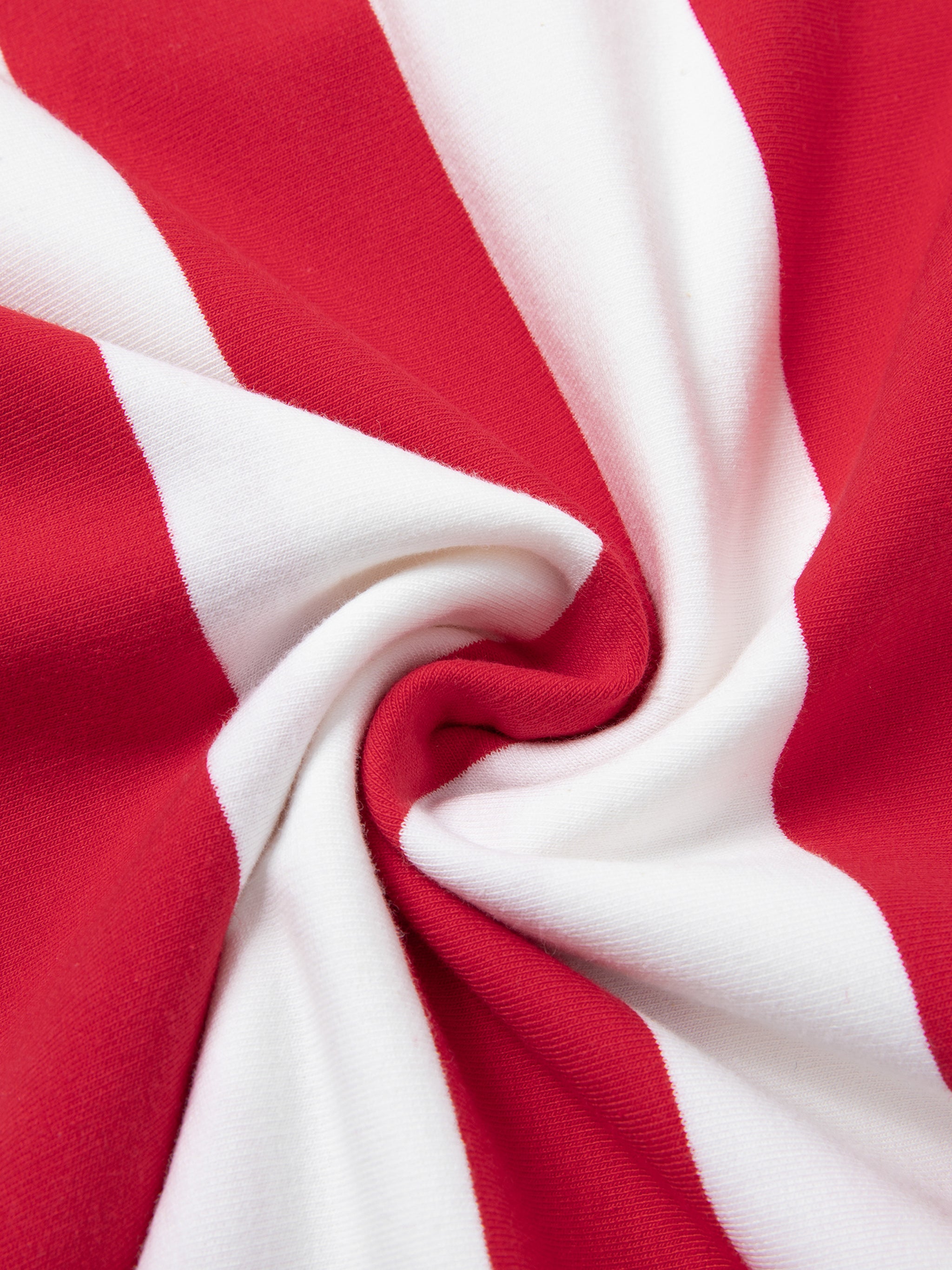 Color Block Stripe Polo Shirt