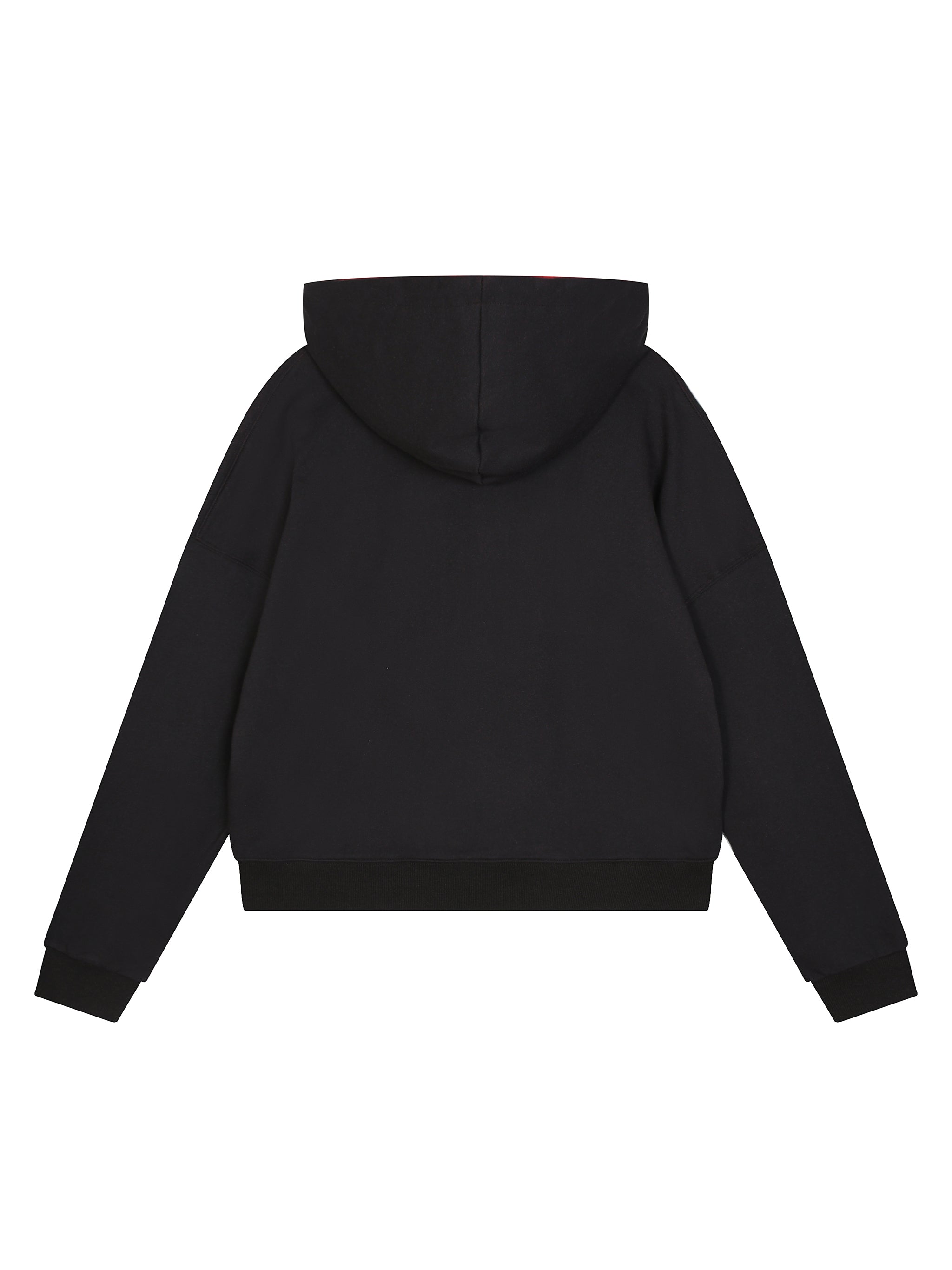 Contrast Drawstring Hoodie