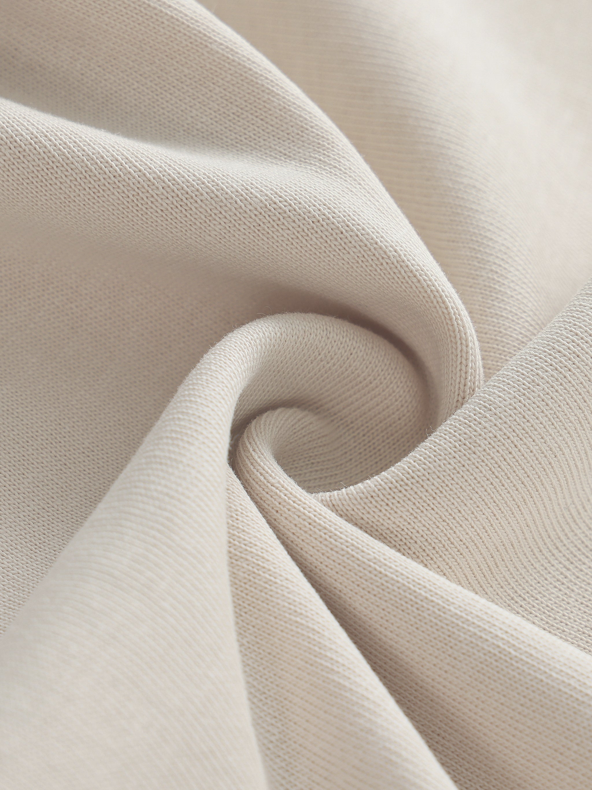 Contrast Panel Cotton Polo Shirt