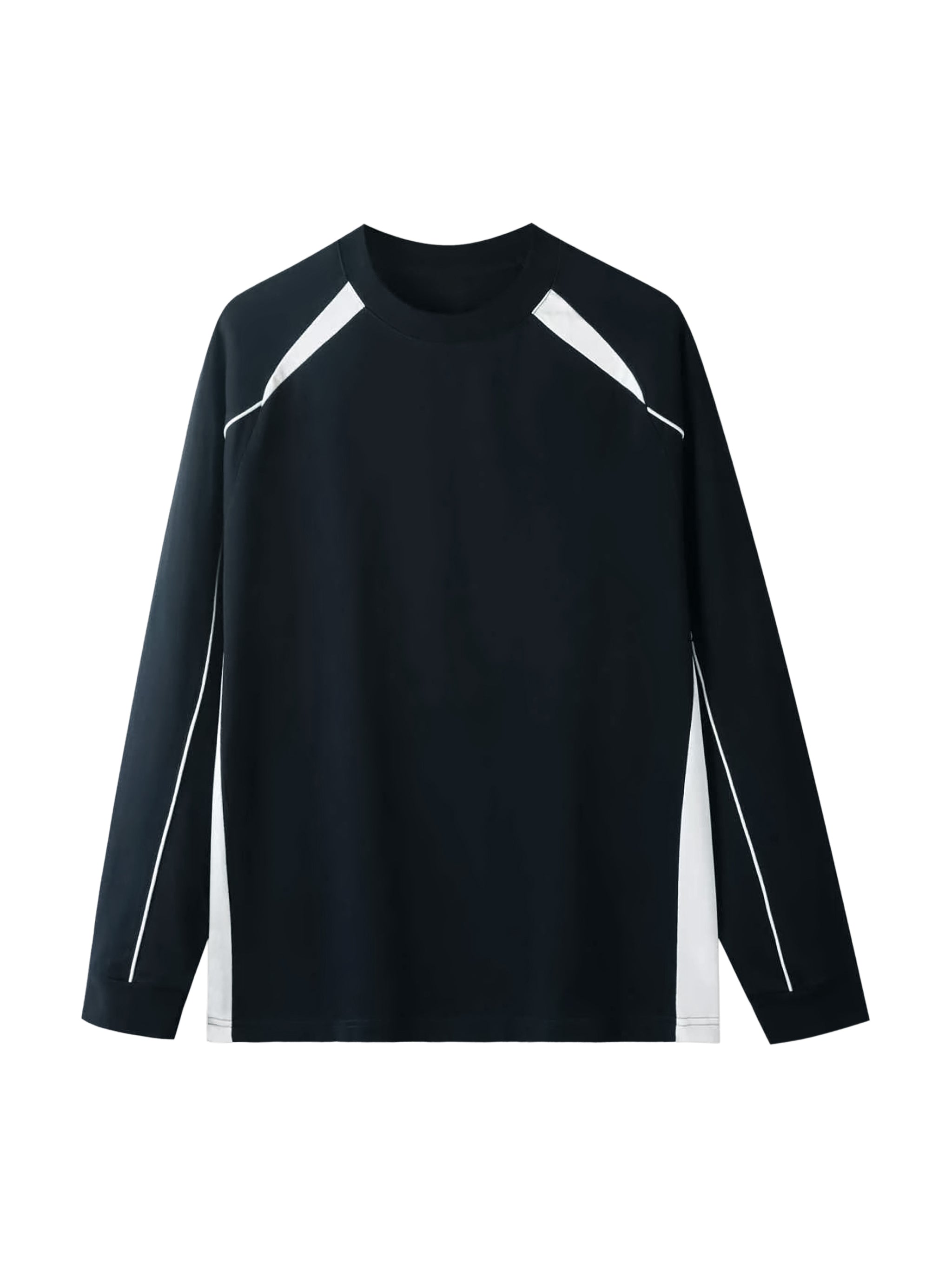 Contrast Panel Raglan Sweatshirt