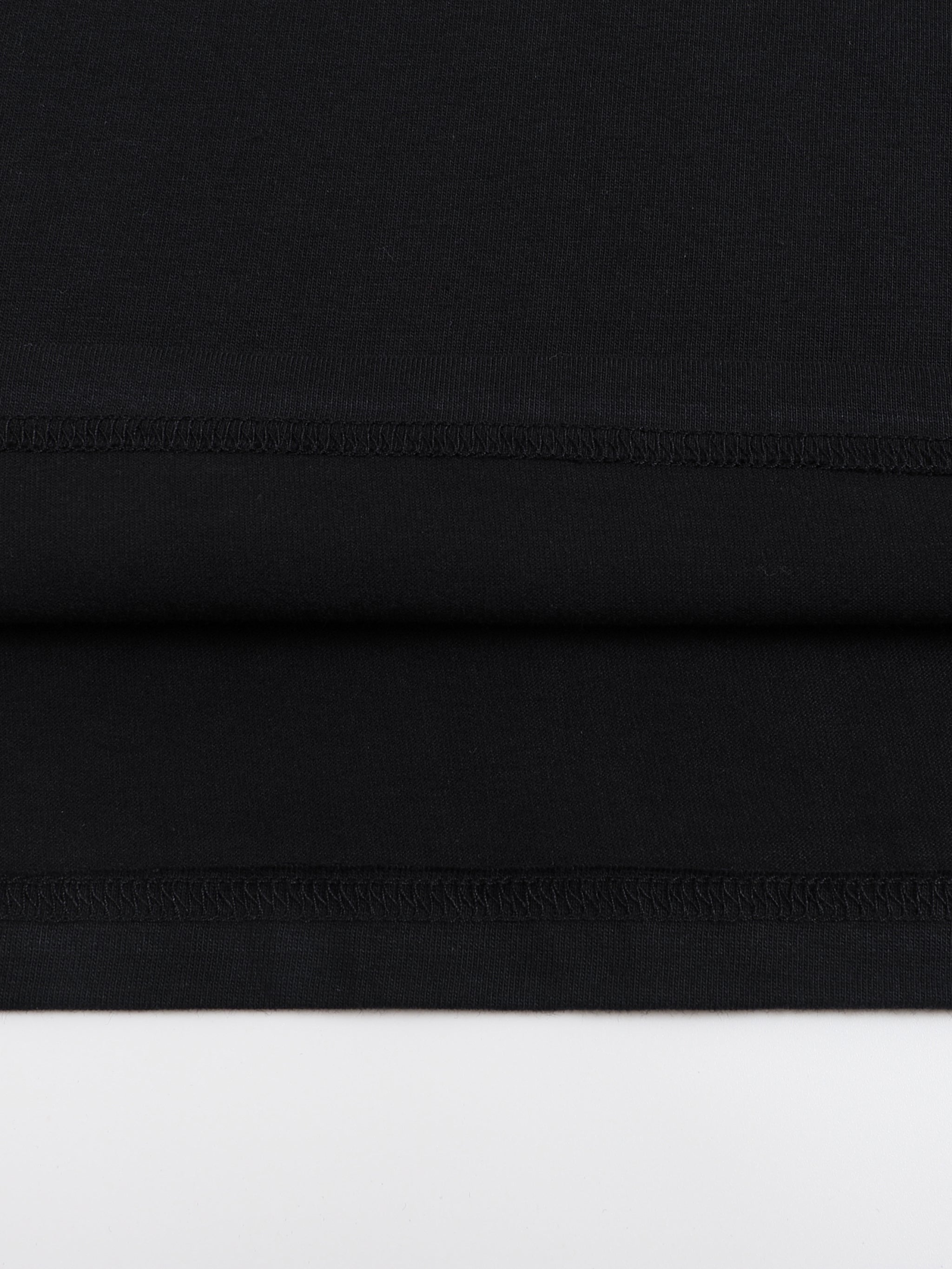 Crew Neck Drop Shoulder Long Sleeve Shirt