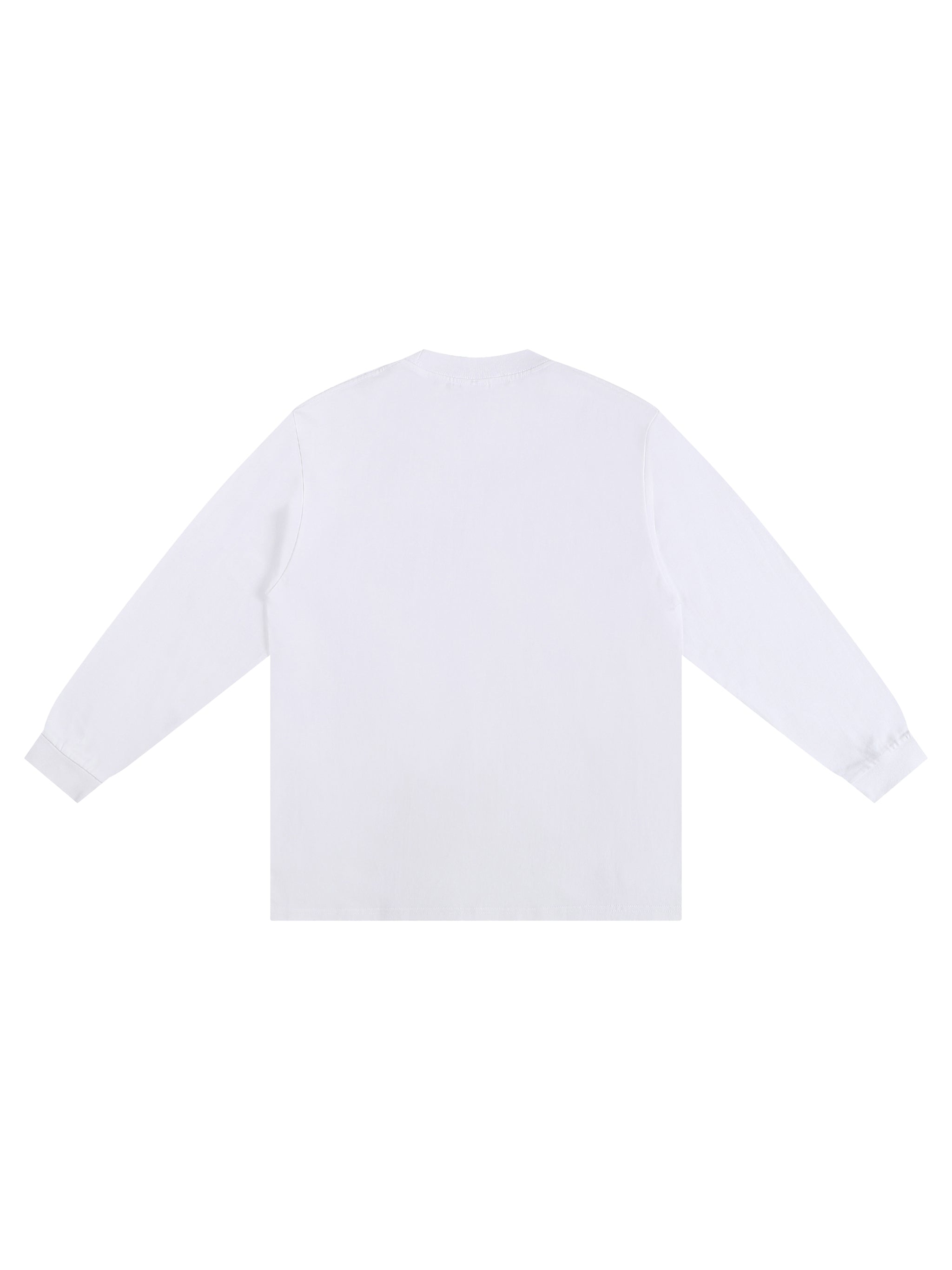 Crew Neck Drop Shoulder Long Sleeve Shirt