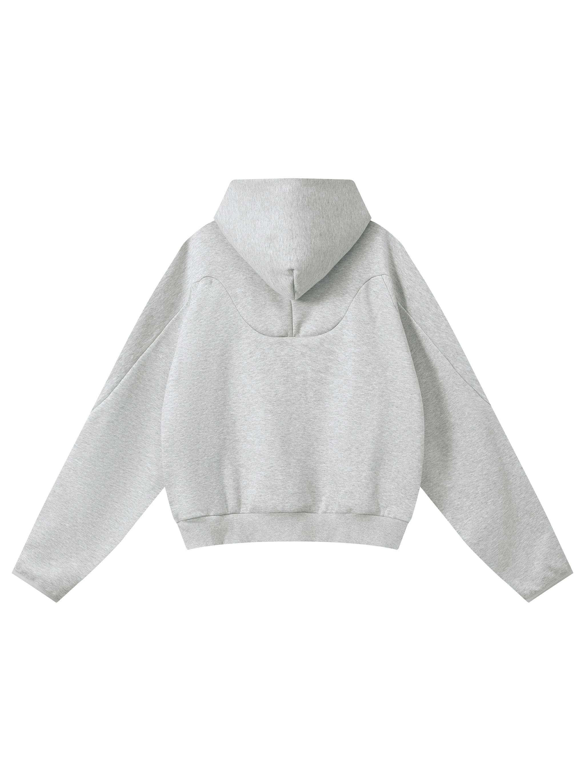Curved Panel Raglan Hoodie
