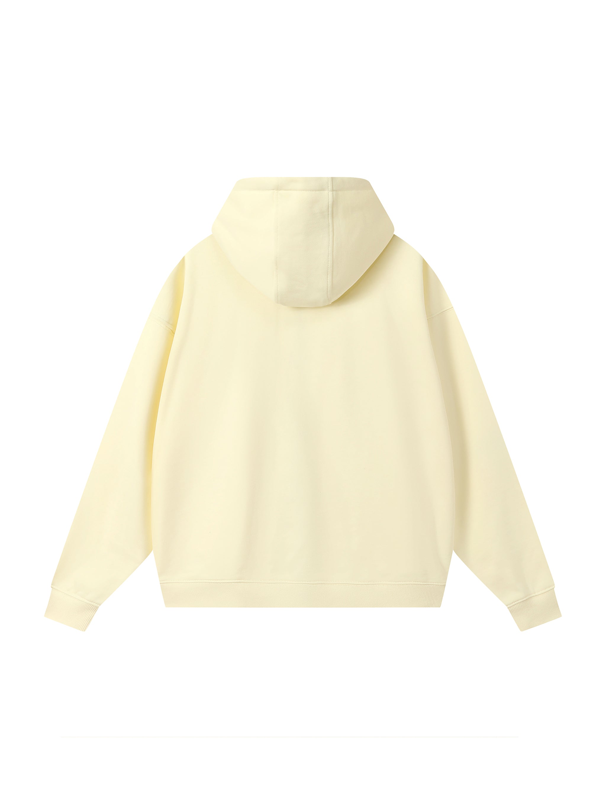 Drop-Shoulder Zip Up Hoodie