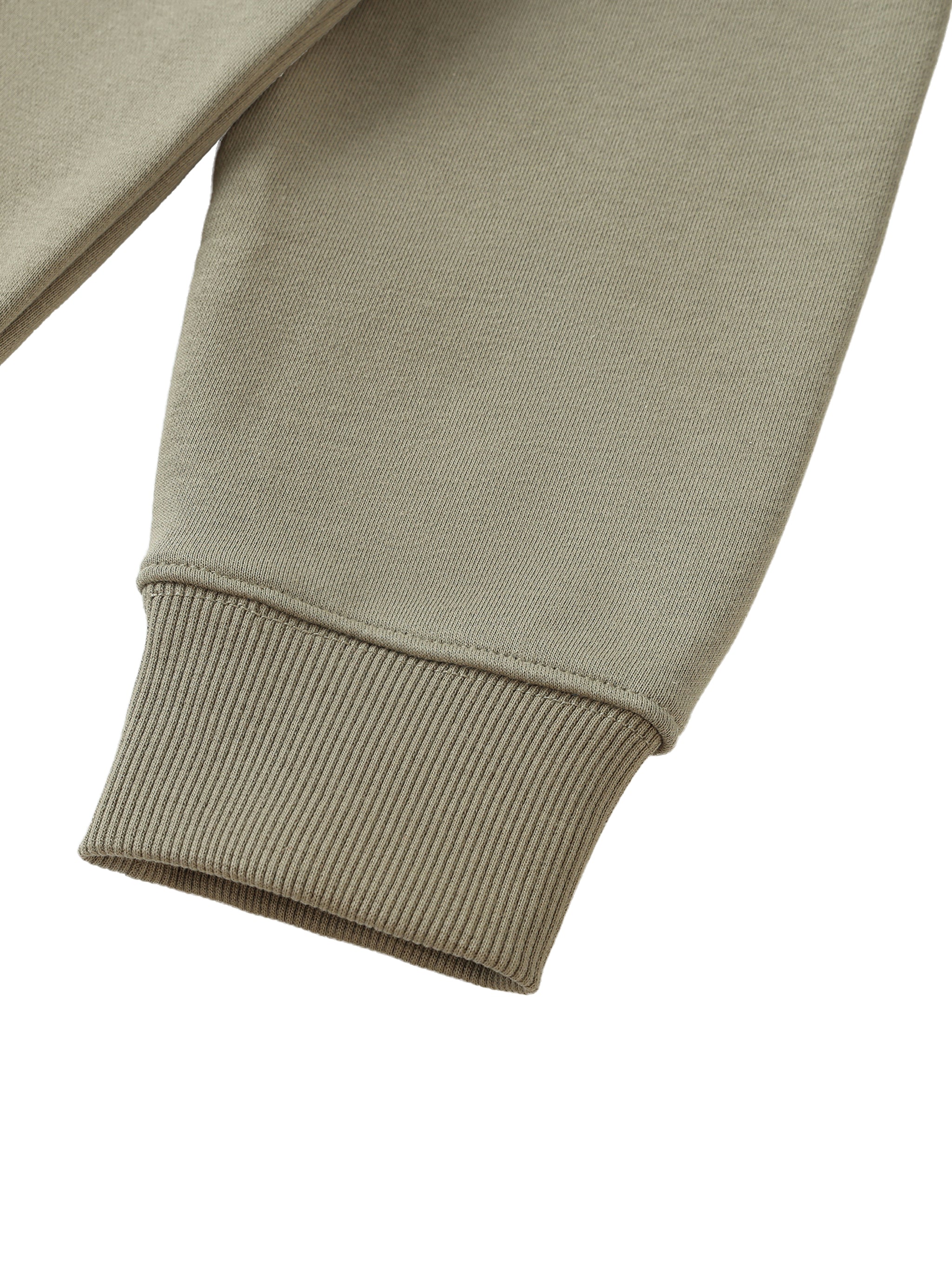 Drop-Shoulder Zip Up Hoodie