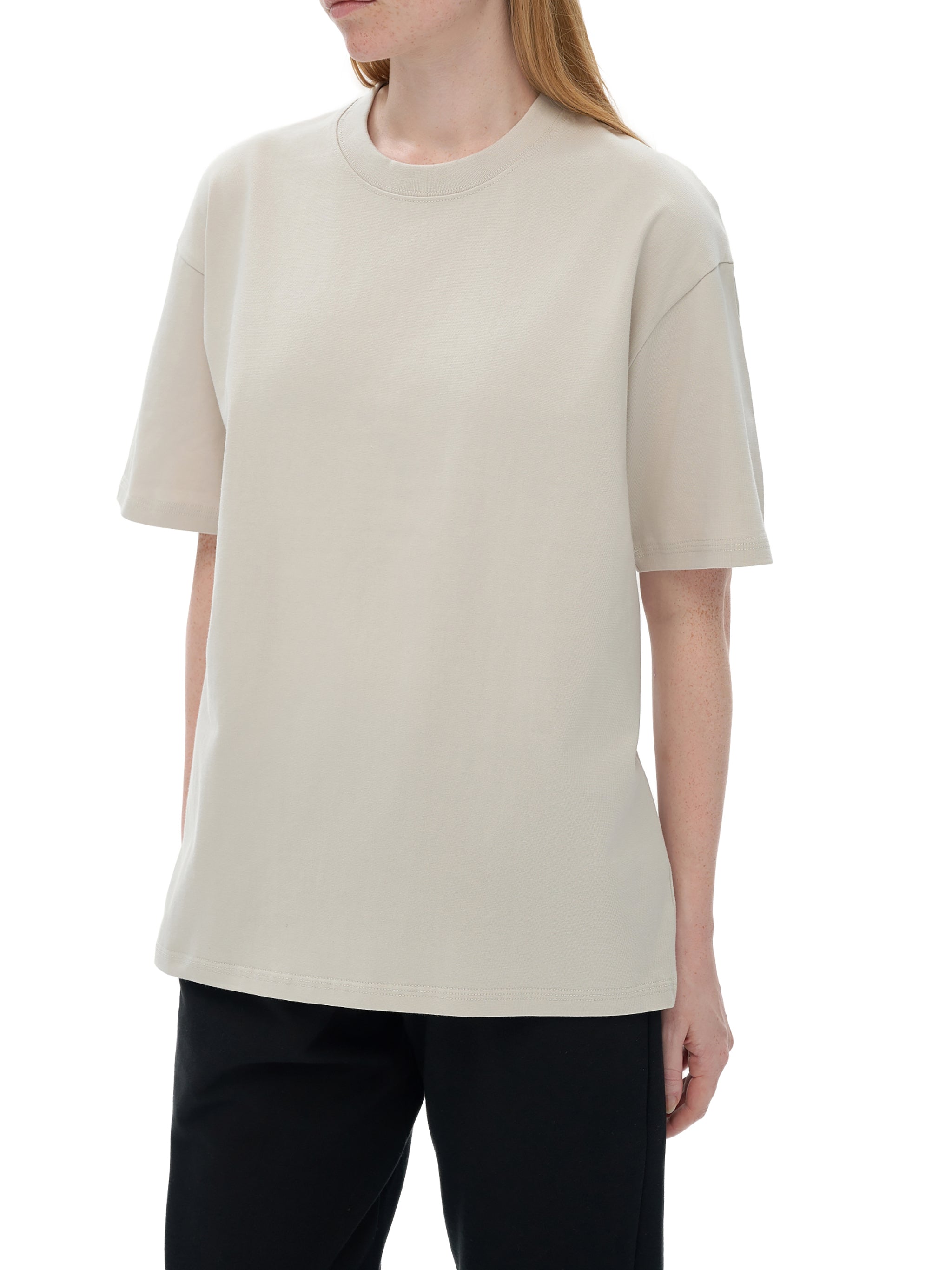 Drop Shoulder Cotton T-Shirt