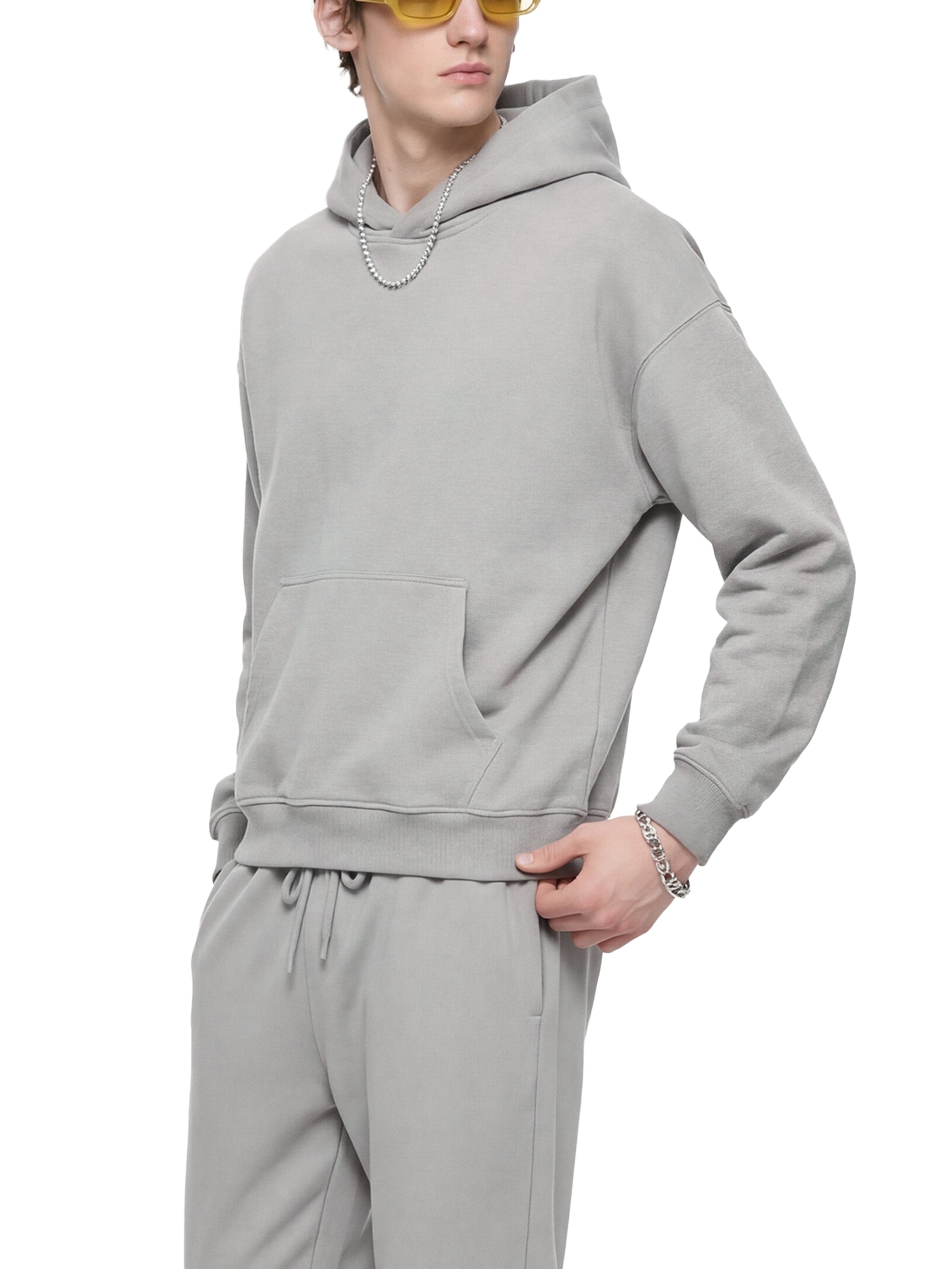 Essential Boxy Heavyweight Drop-Shoulder Hoodie