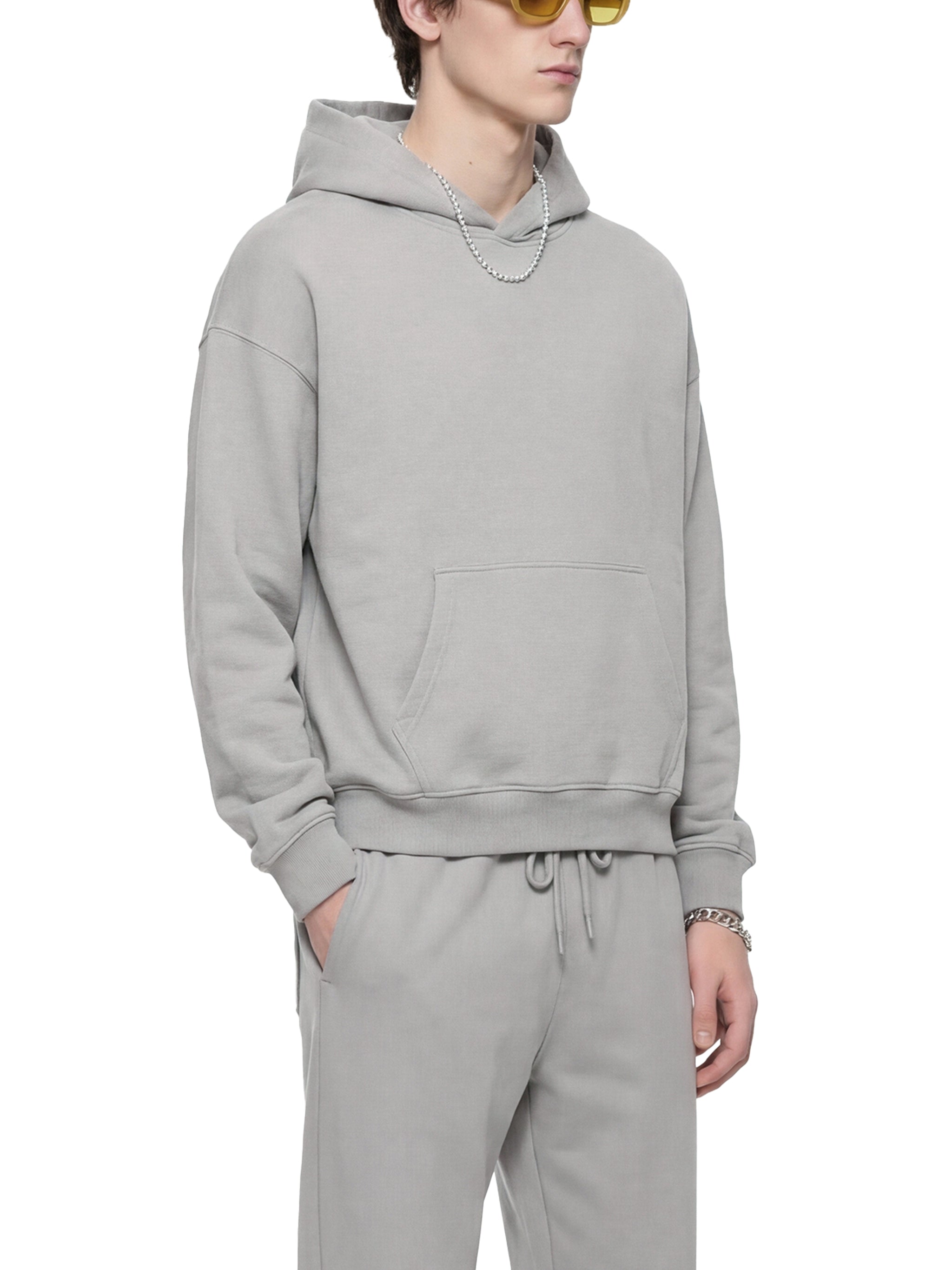 Essential Boxy Heavyweight Drop-Shoulder Hoodie