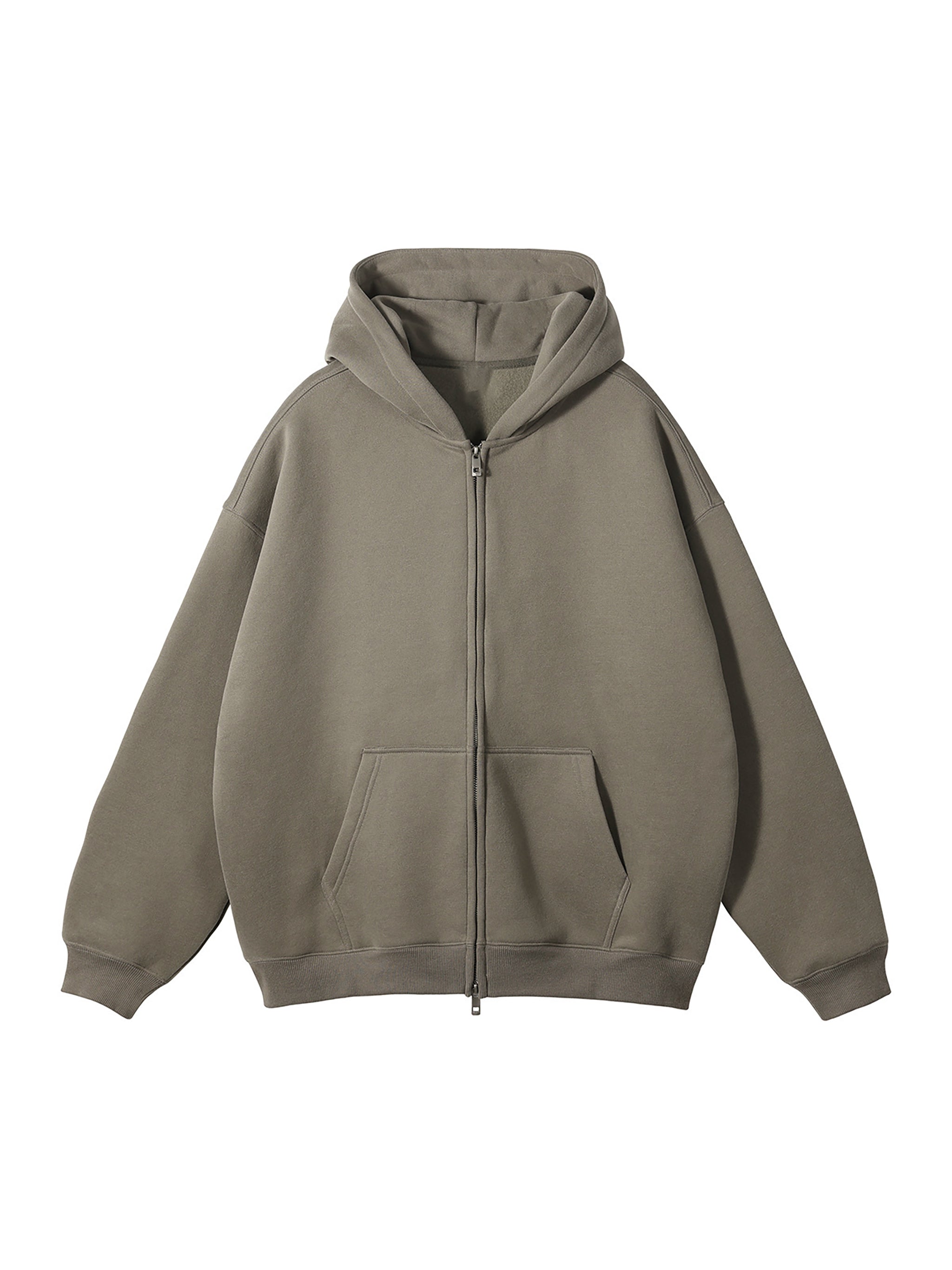 Essential Fleece Zip-Through Hoodie