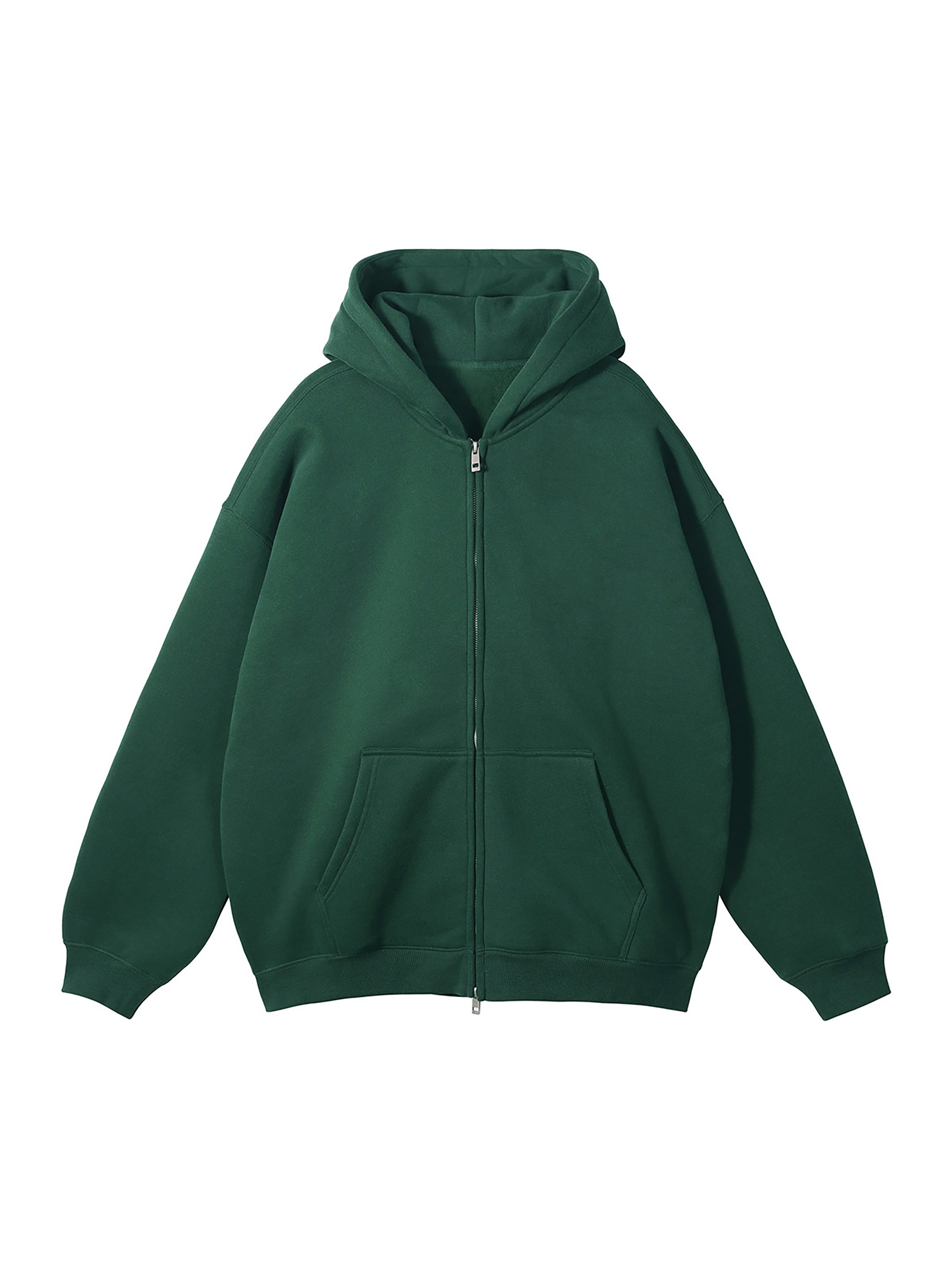 Essential Fleece Zip-Through Hoodie