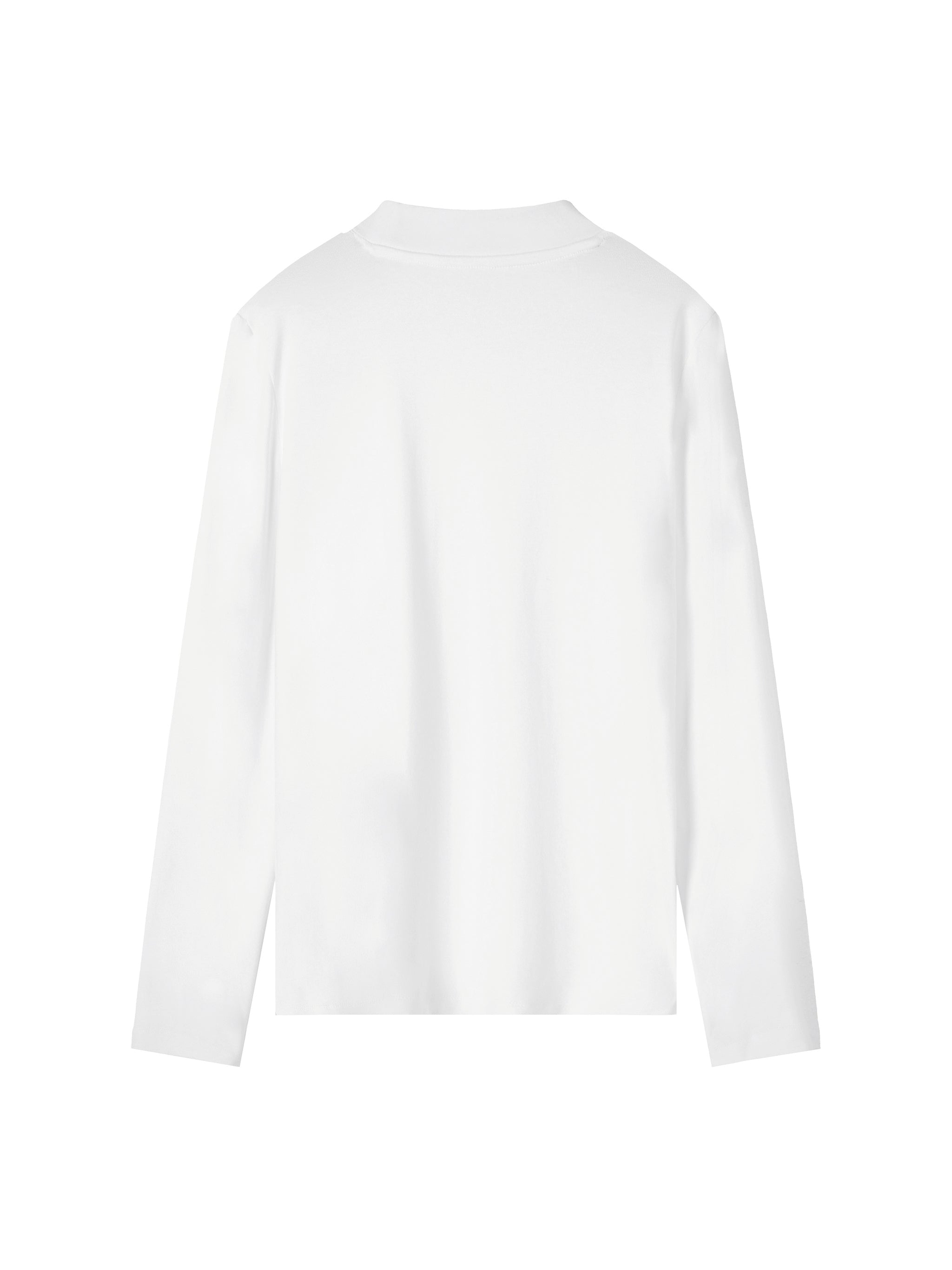 Essential Mock Neck Long Sleeve T-Shirt