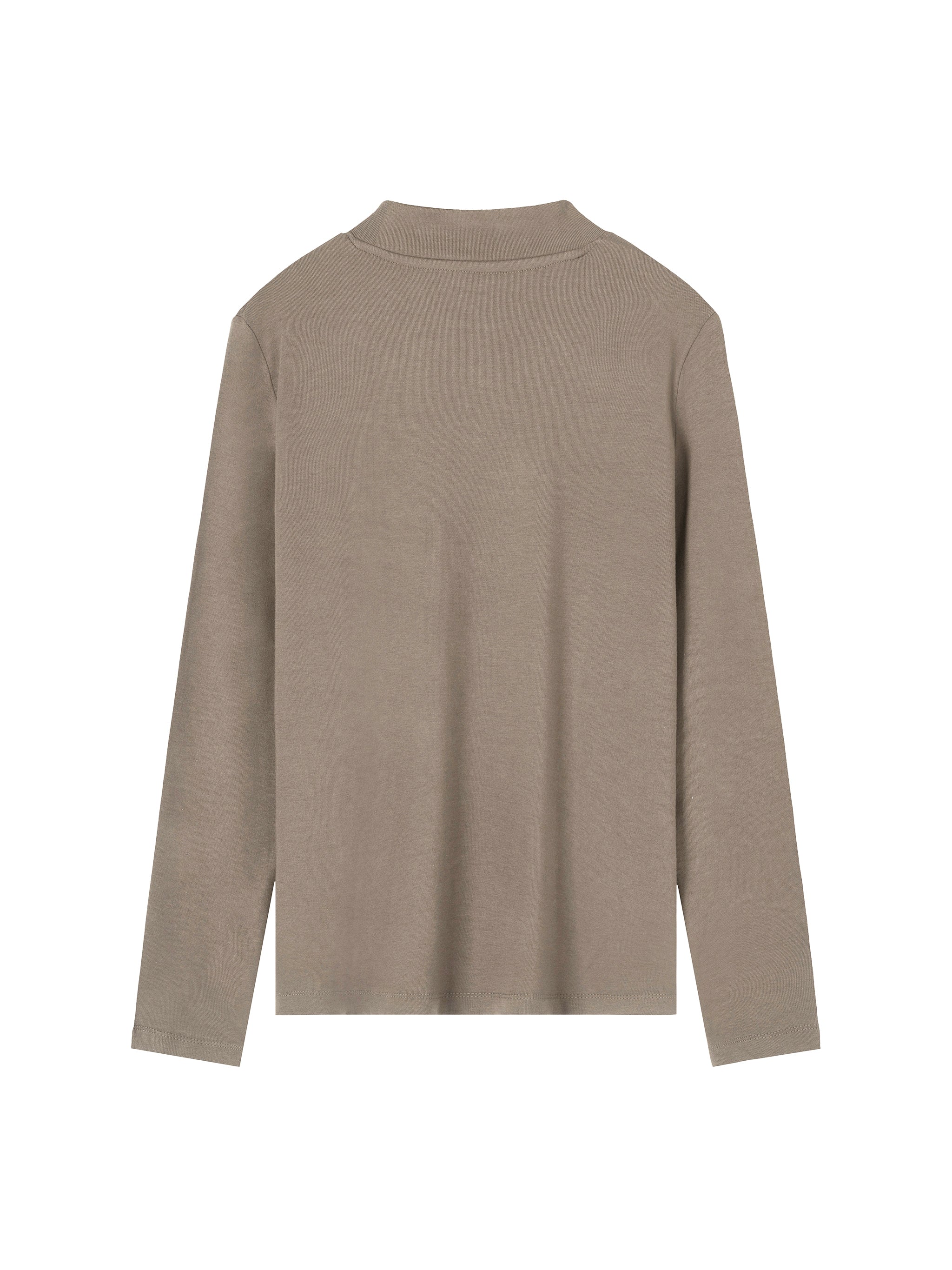 Essential Mock Neck Long Sleeve T-Shirt