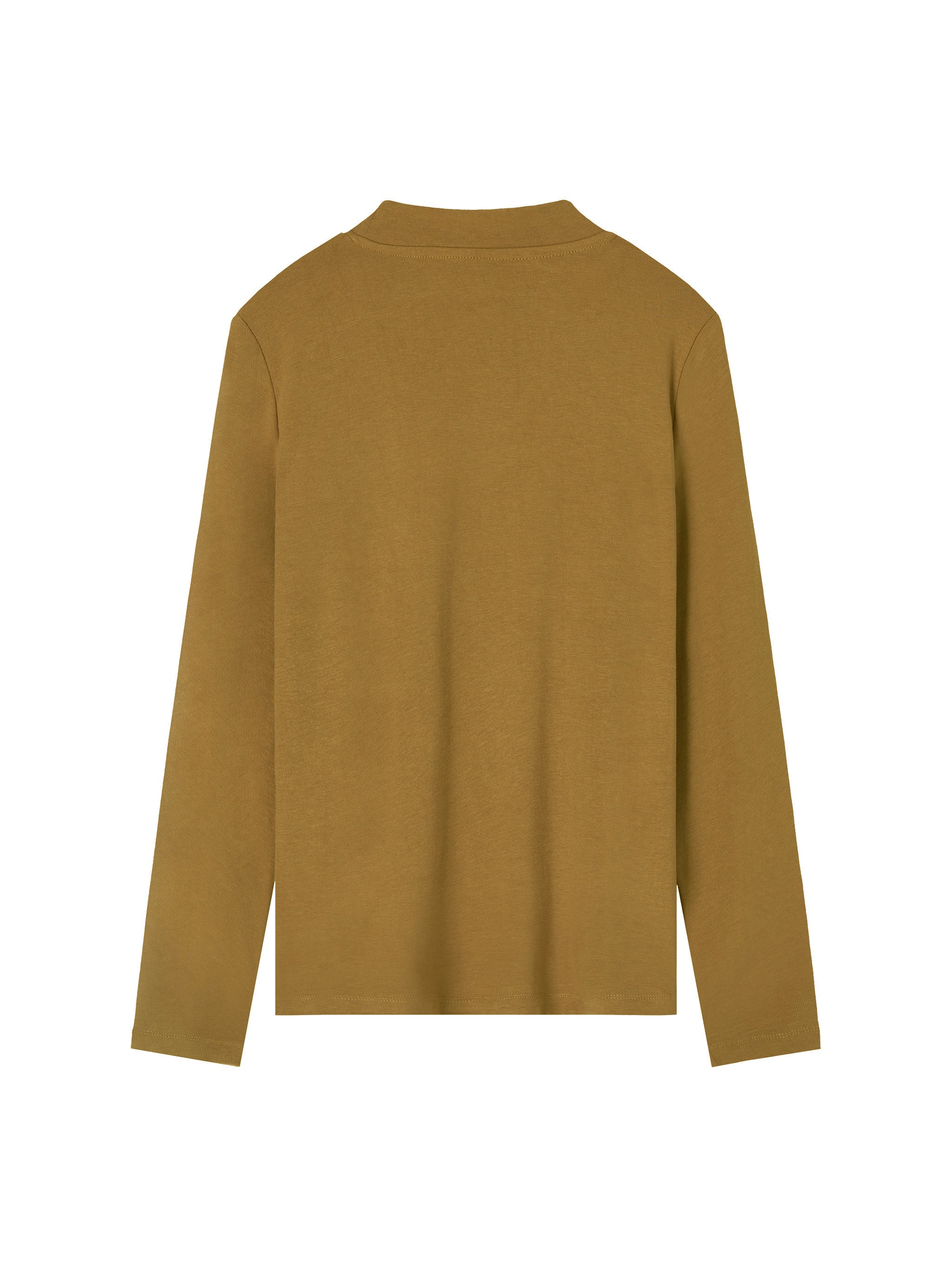 Essential Mock Neck Long Sleeve T-Shirt