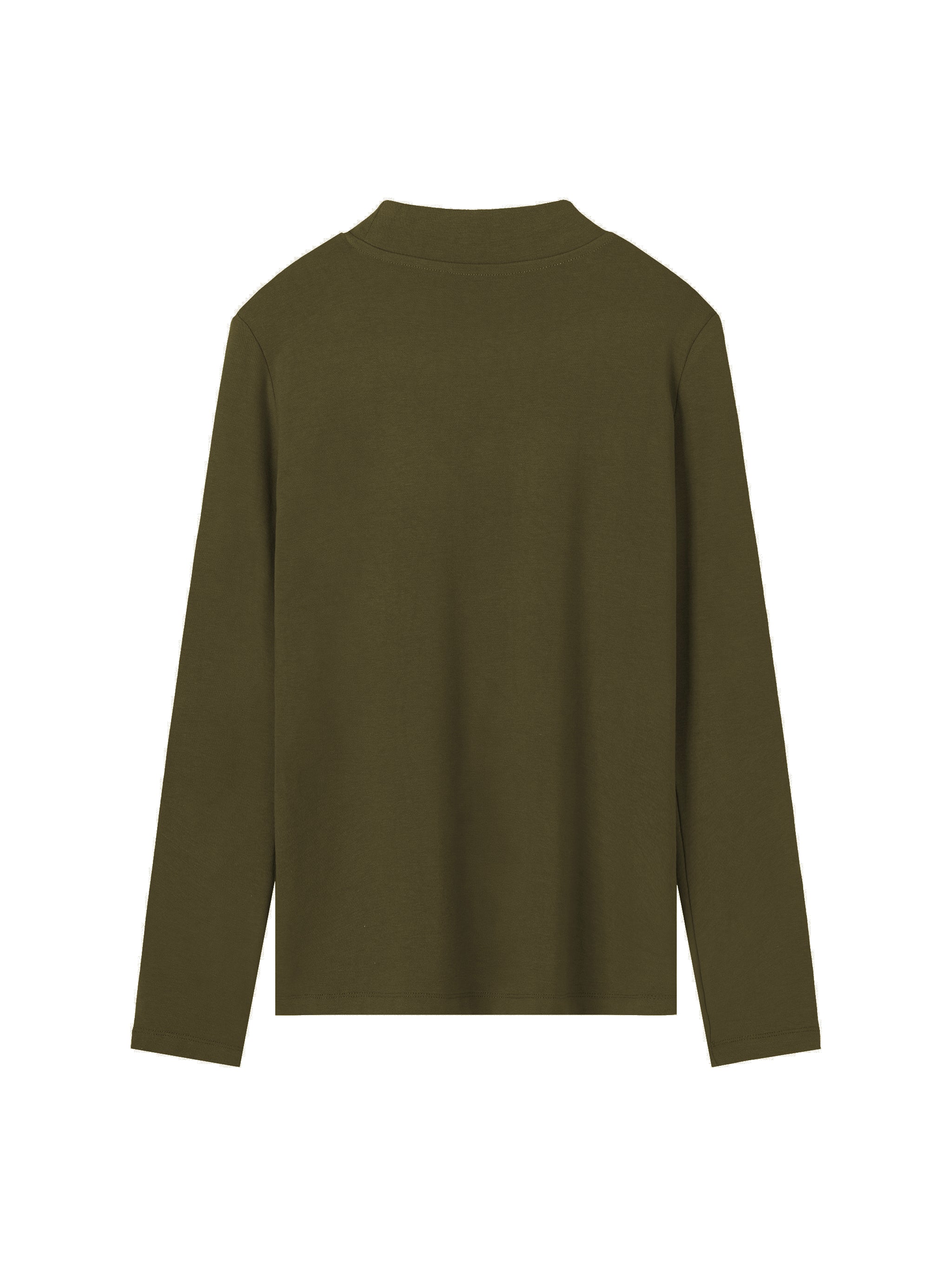 Essential Mock Neck Long Sleeve T-Shirt