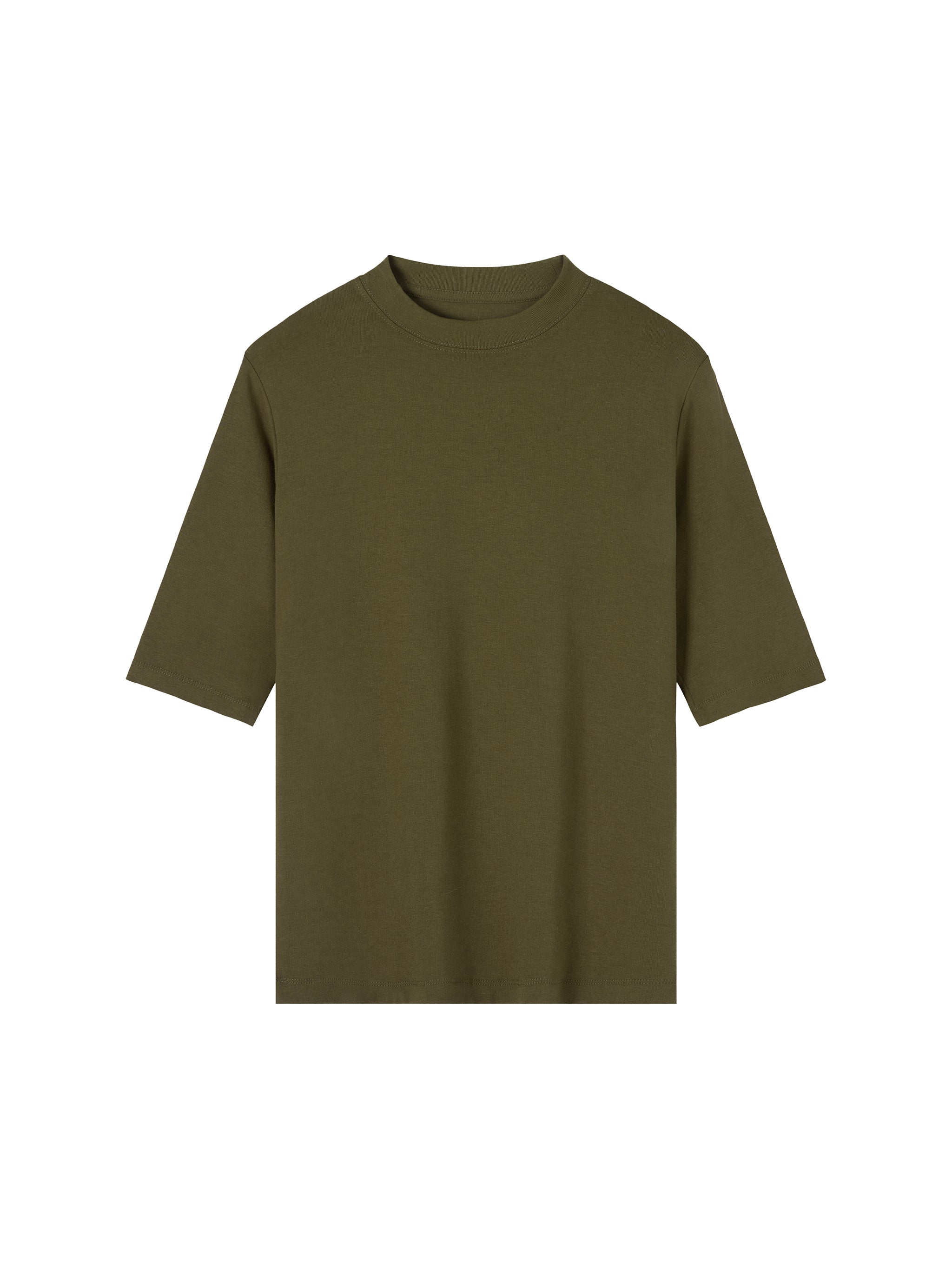Essential Mock Neck Short Sleeve T-Shirt