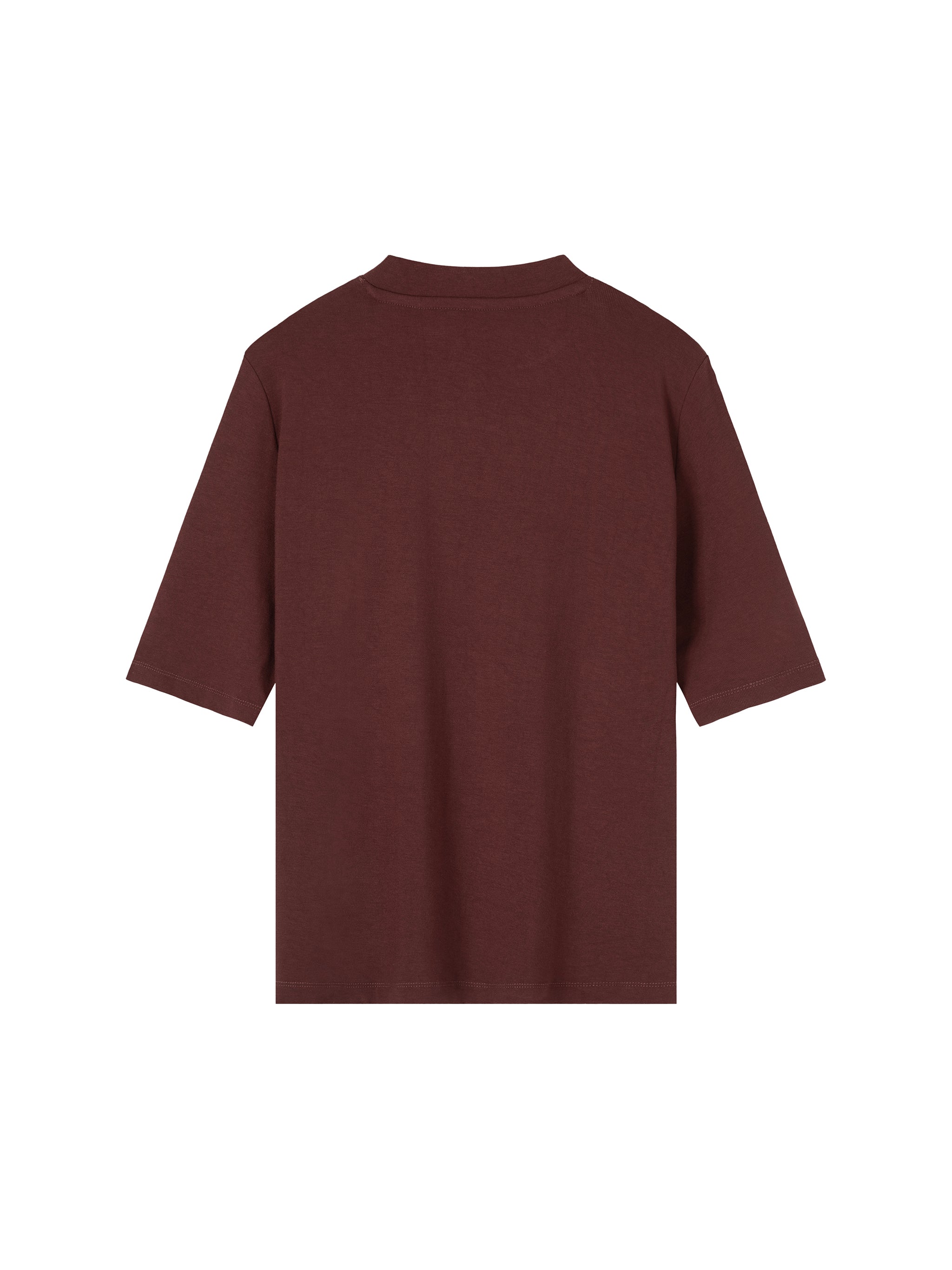 Essential Mock Neck Short Sleeve T-Shirt