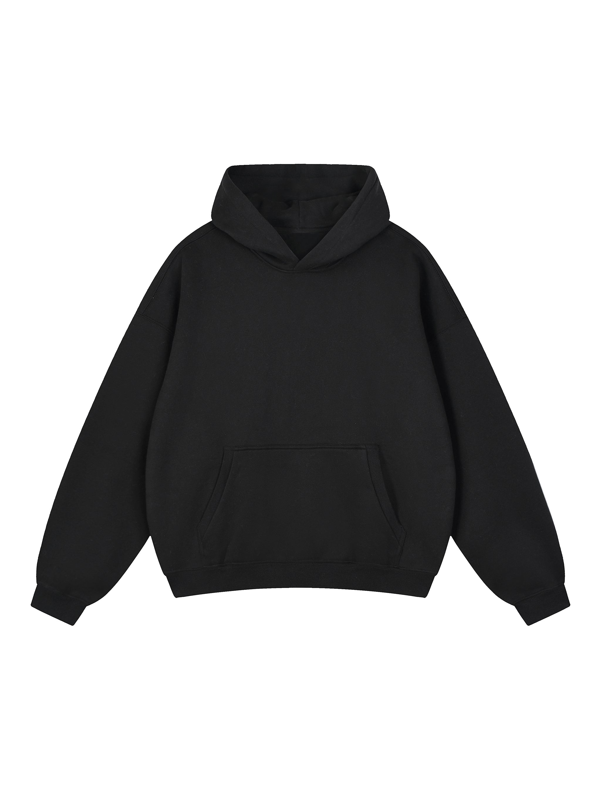 Essential Oversized Boxy Fit Fleece Hoodie