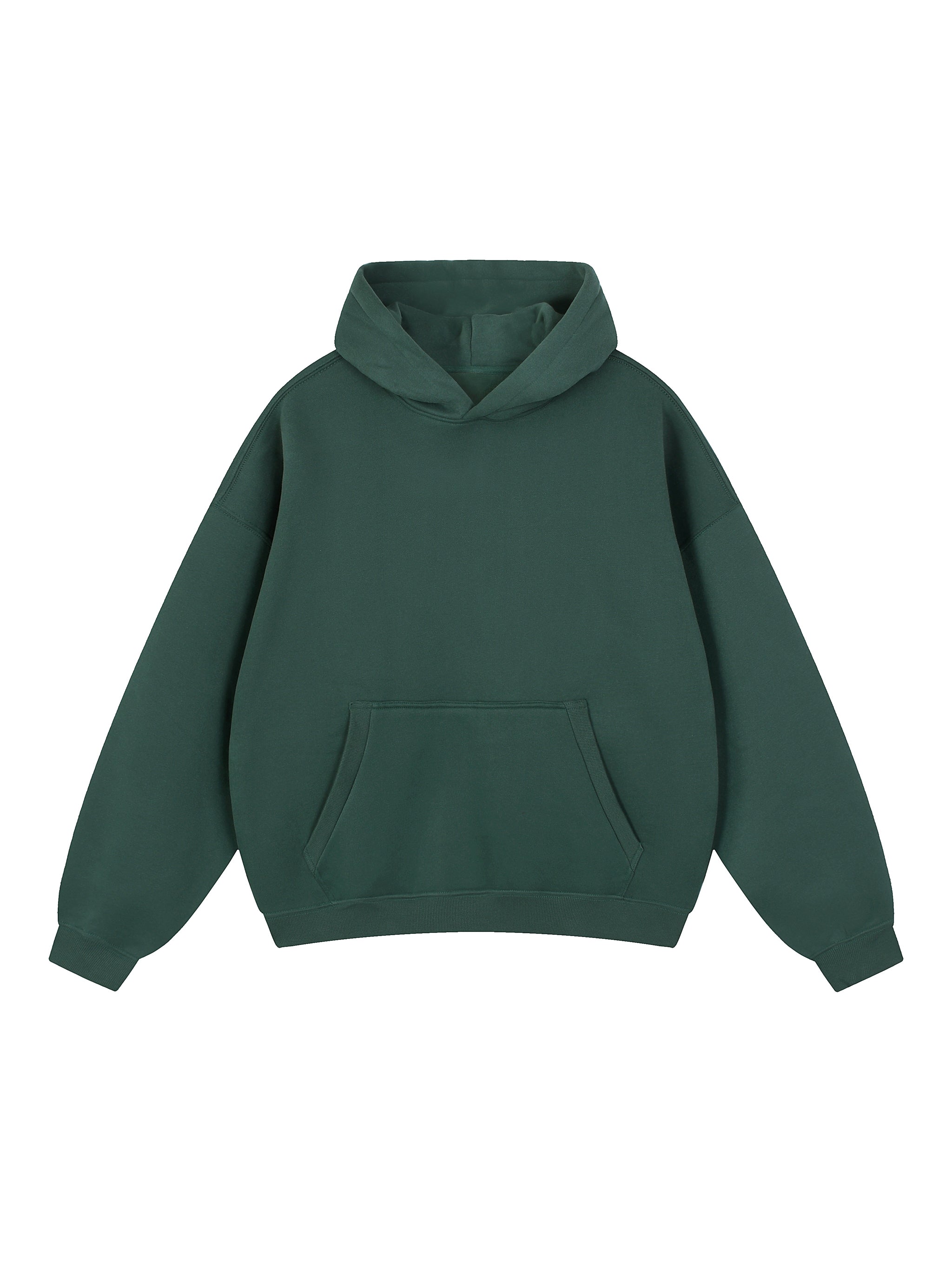 Essential Oversized Boxy Fit Fleece Hoodie