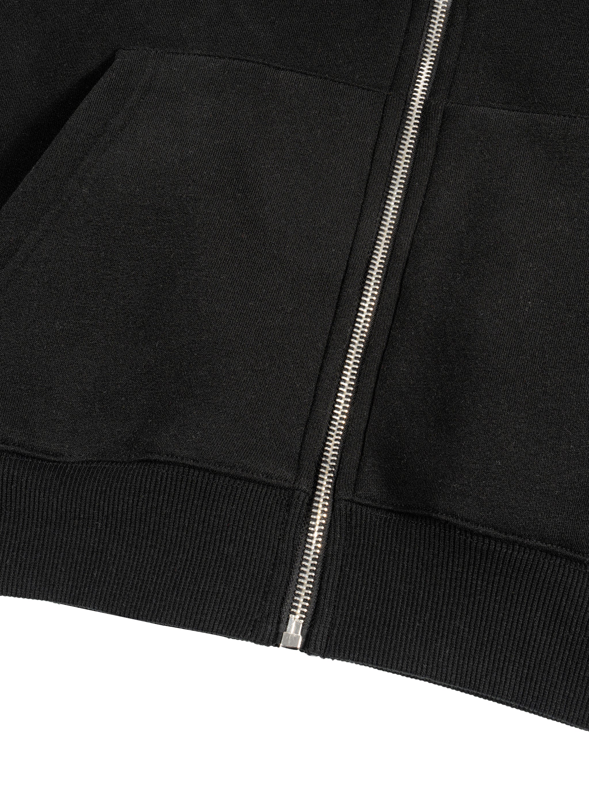 Fleece Zip-Up Boxy Hoodie - Men