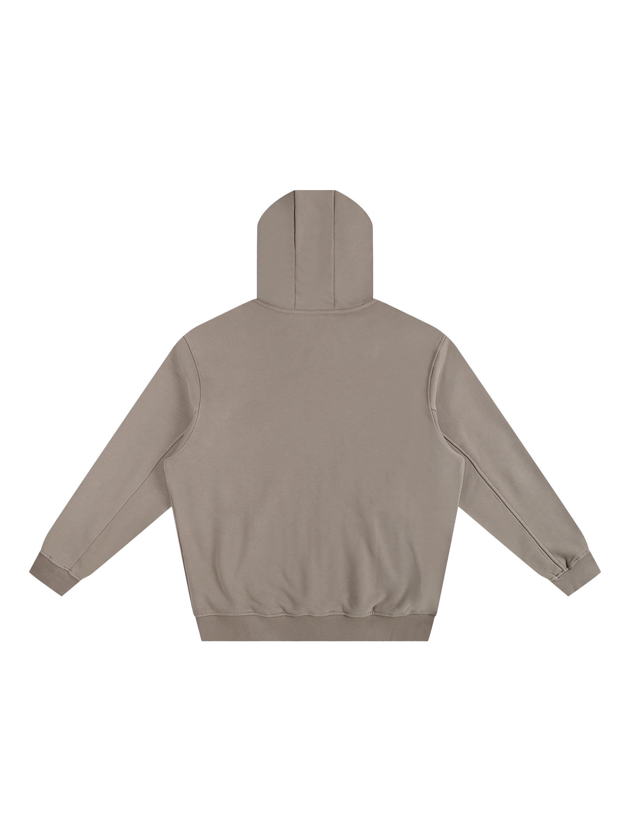 Fleeced High Neck Hoodie
